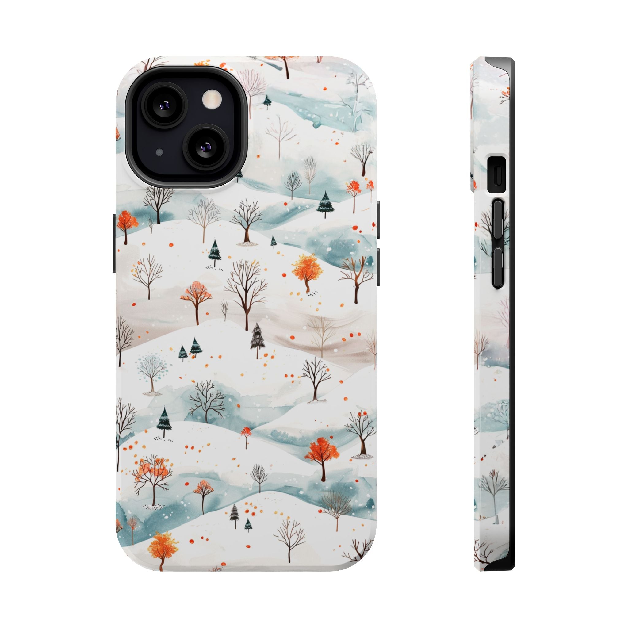 Winter Woodland Magnetic Phone Case — Impact-Resistant MagSafe-Compatible