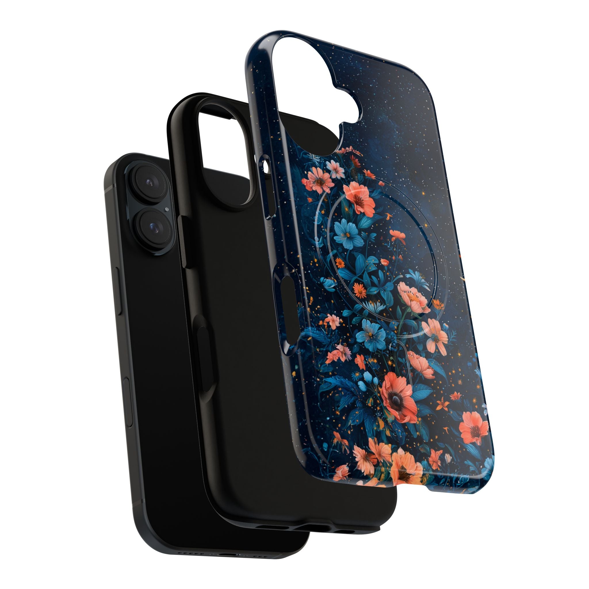 Floral Night Sky Tough Magnetic Phone Case