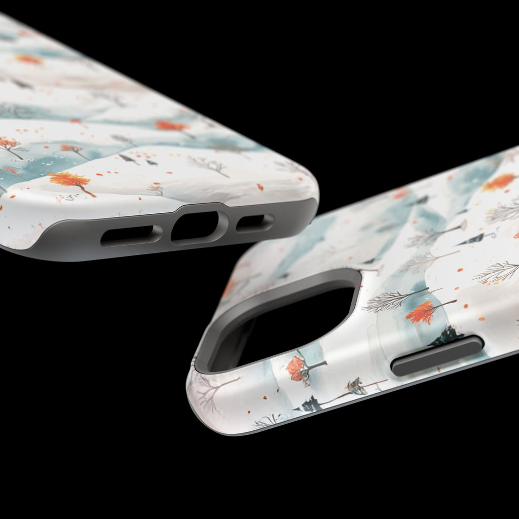 Winter Woodland Magnetic Phone Case — Impact-Resistant MagSafe-Compatible