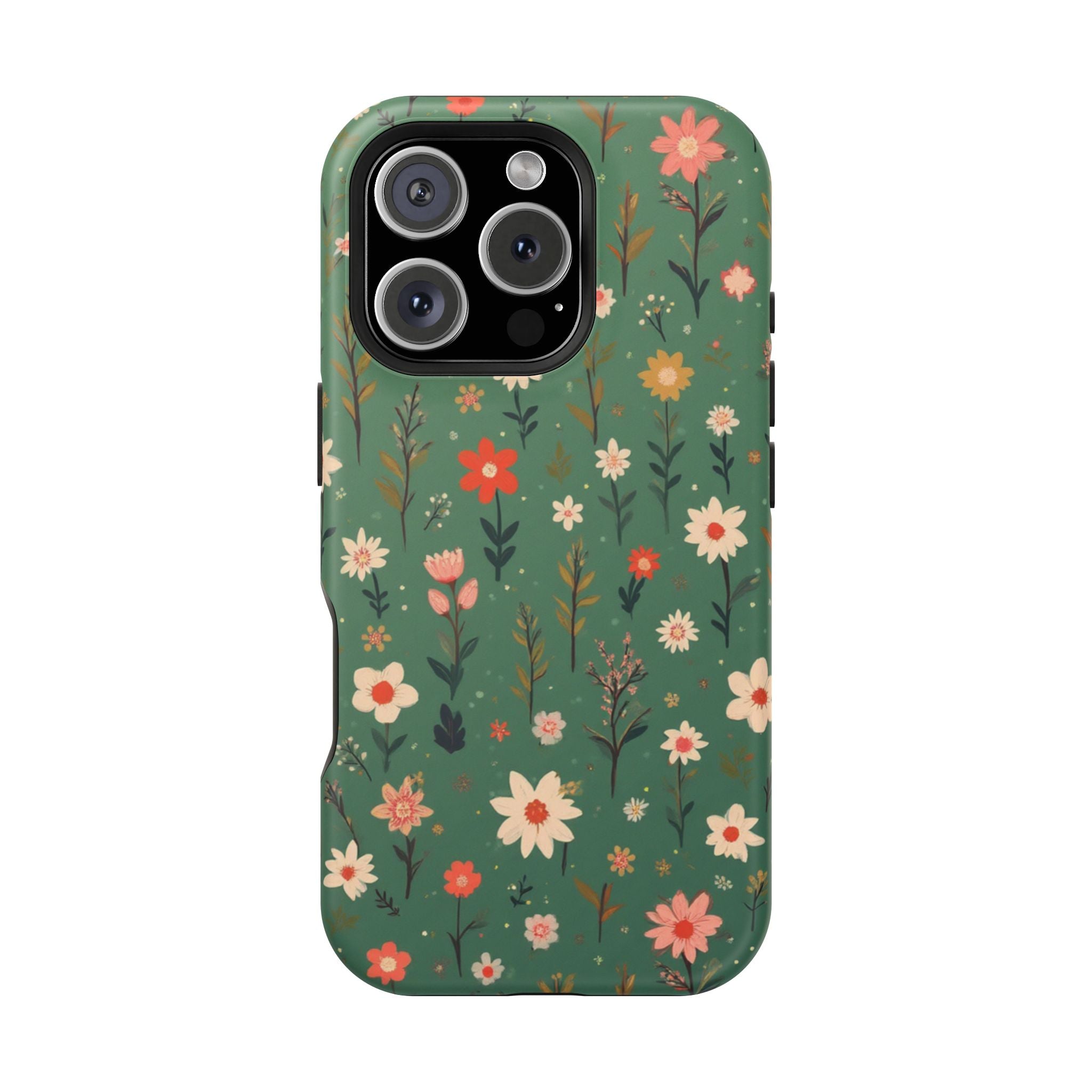 Floral Meadow Magnetic Impact-Resistant Phone Case