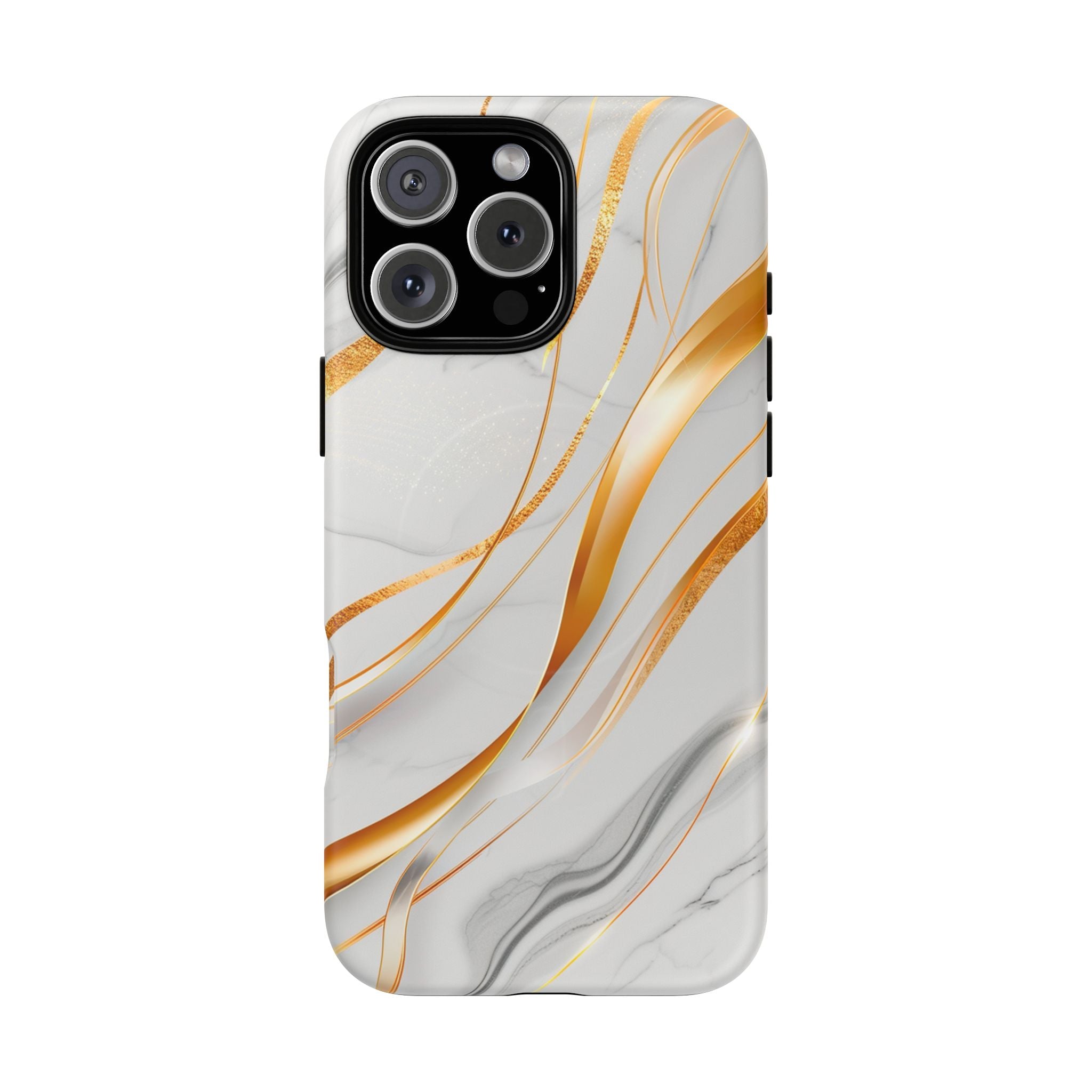 Marble Gold Wave Tough Magnetic Phone Case