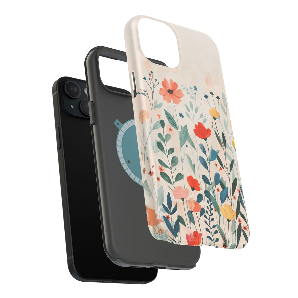 Floral Garden Magnetic Impact-Resistant Phone Case