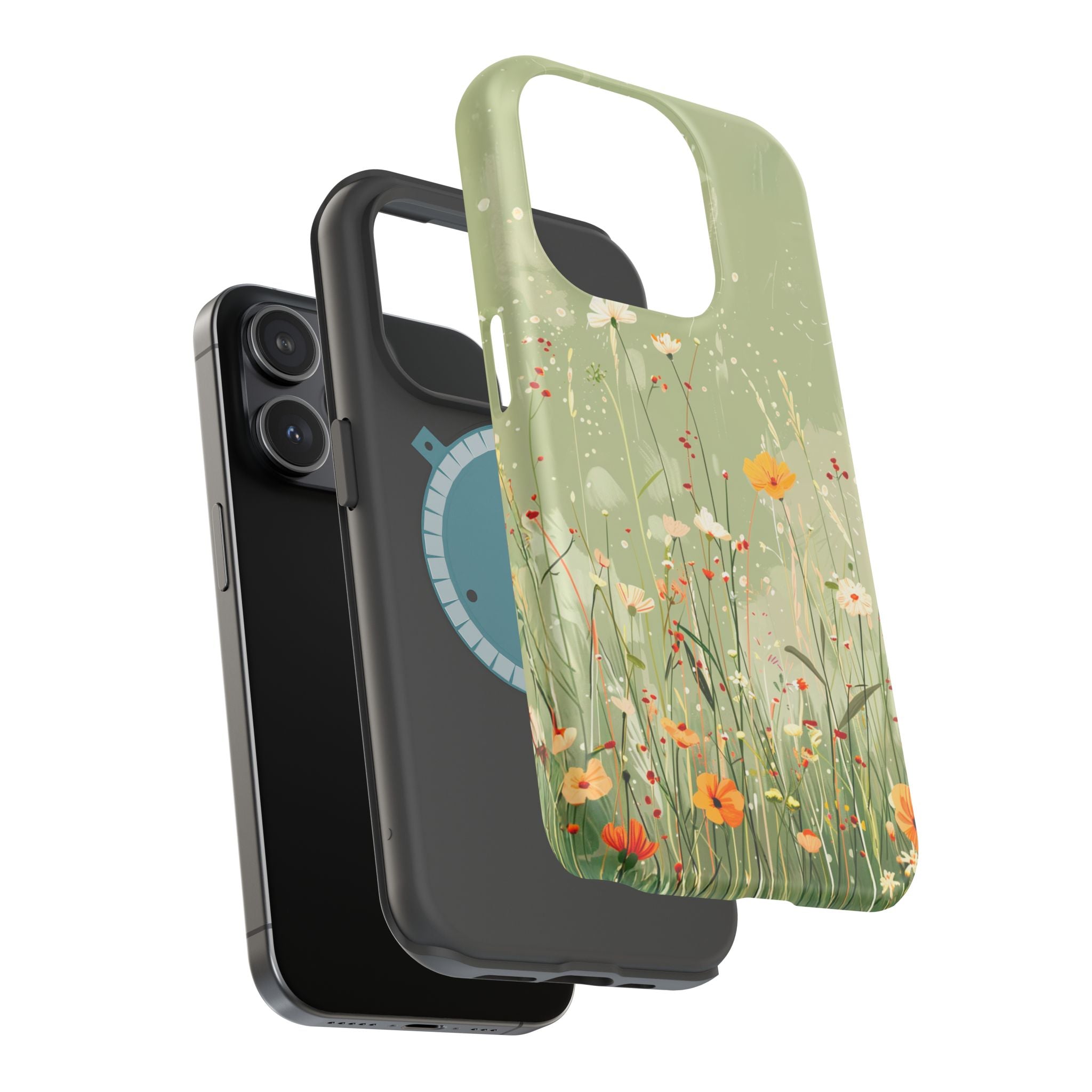 Floral Meadow Magnetic Impact-Resistant Phone Case