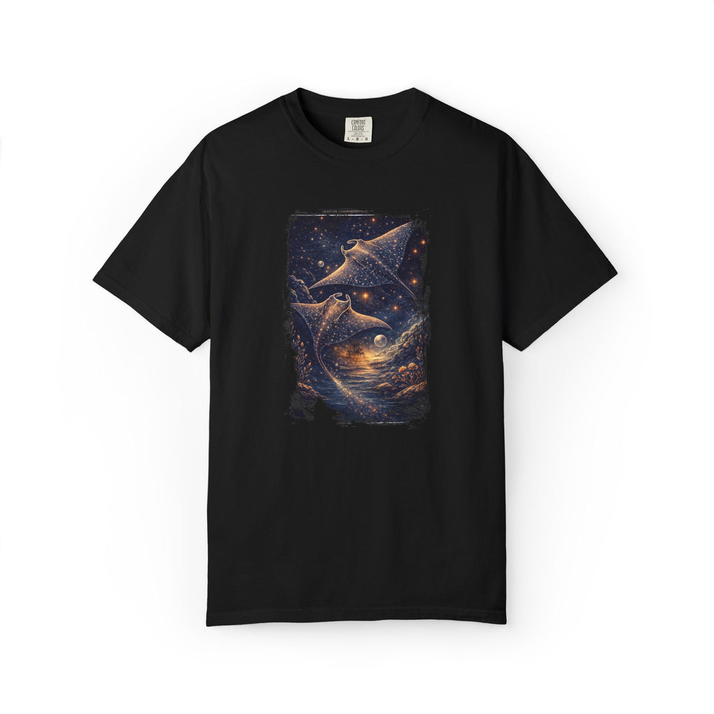Cosmic Dolphin Night Sky T-Shirt