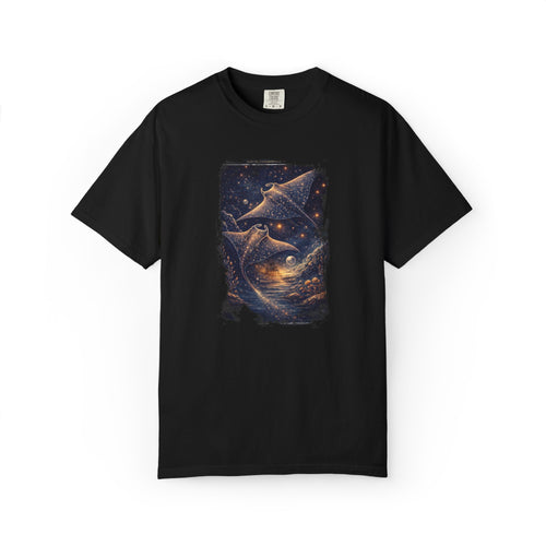 Cosmic Dolphin Night Sky T-Shirt