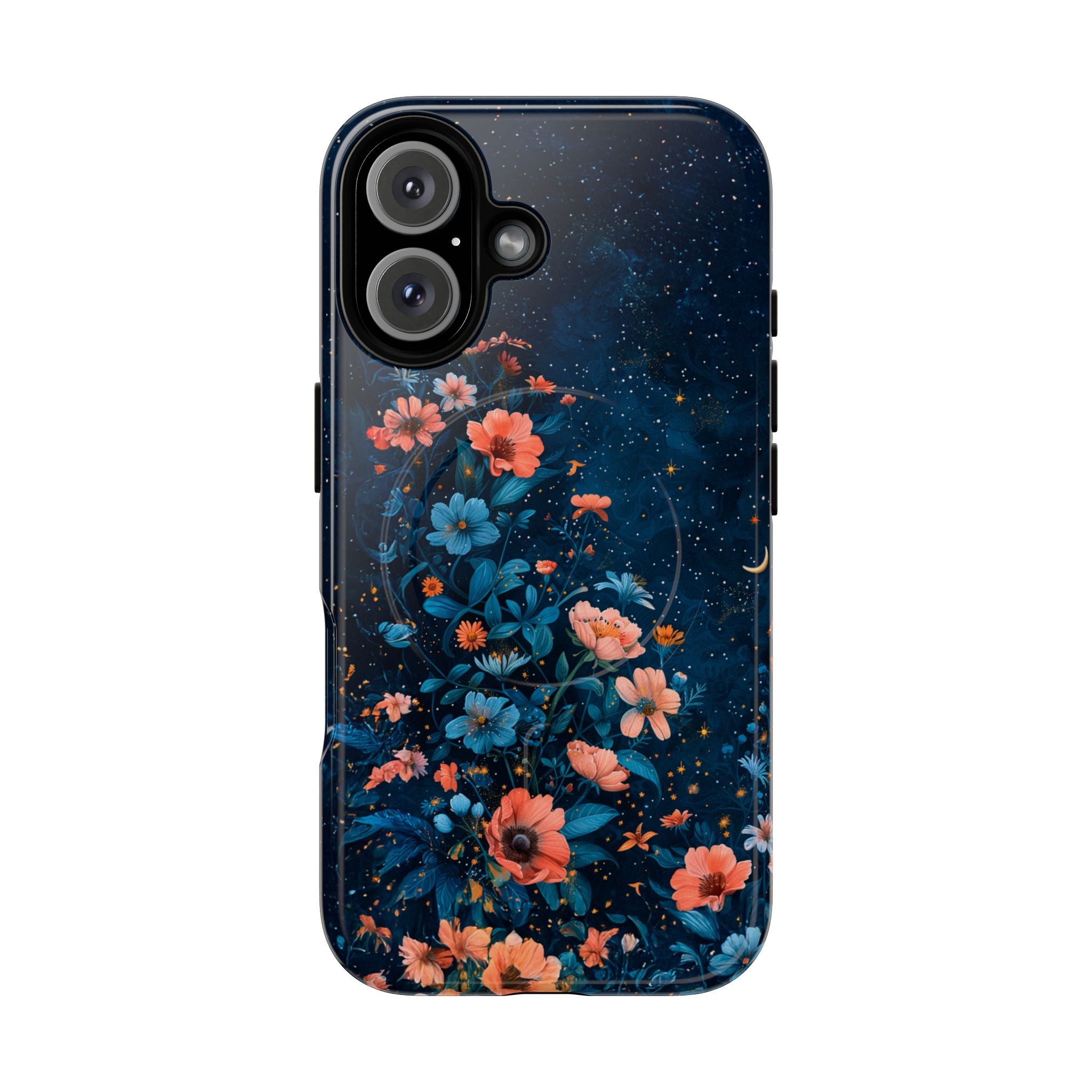 Floral Night Sky Tough Magnetic Phone Case