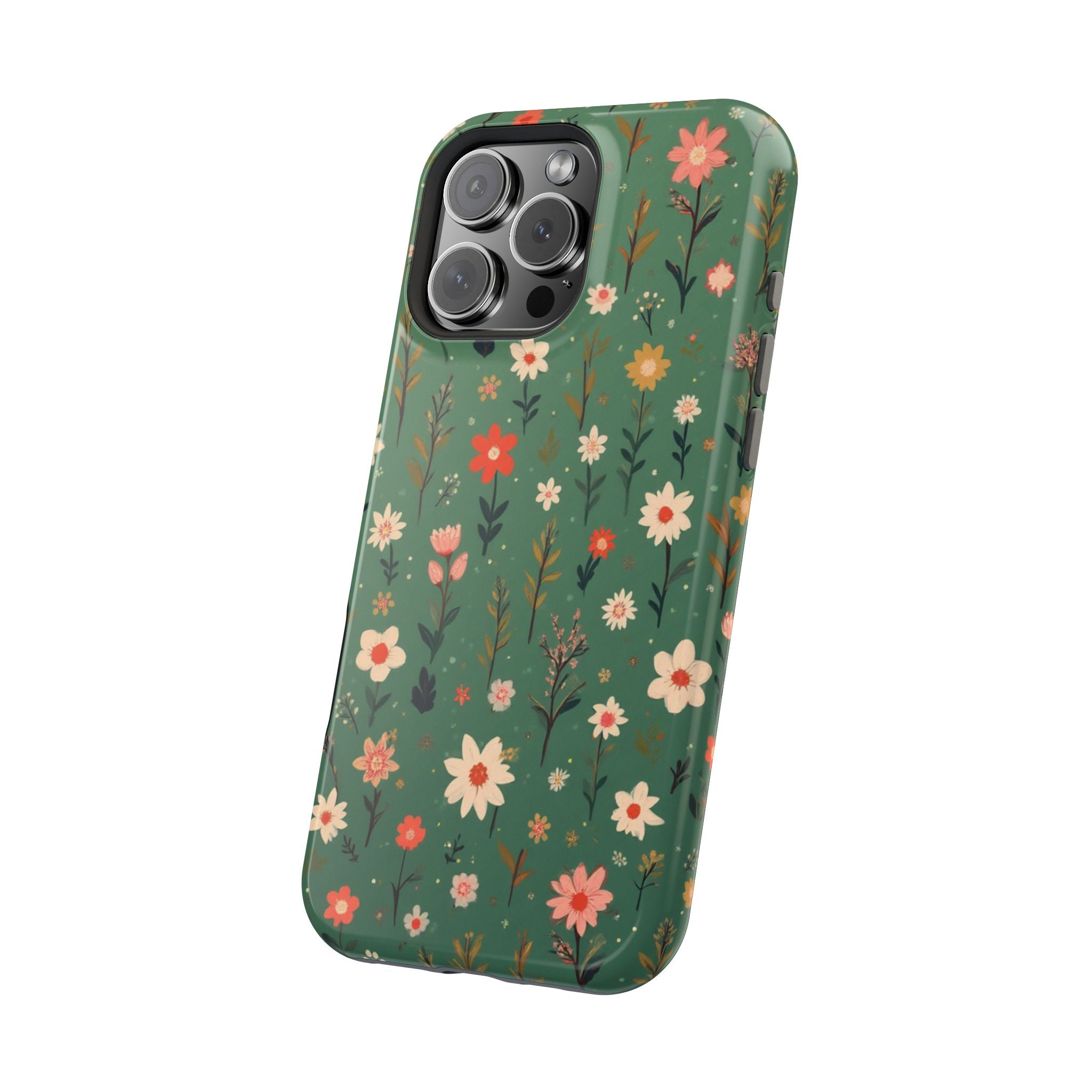 Floral Meadow Magnetic Impact-Resistant Phone Case