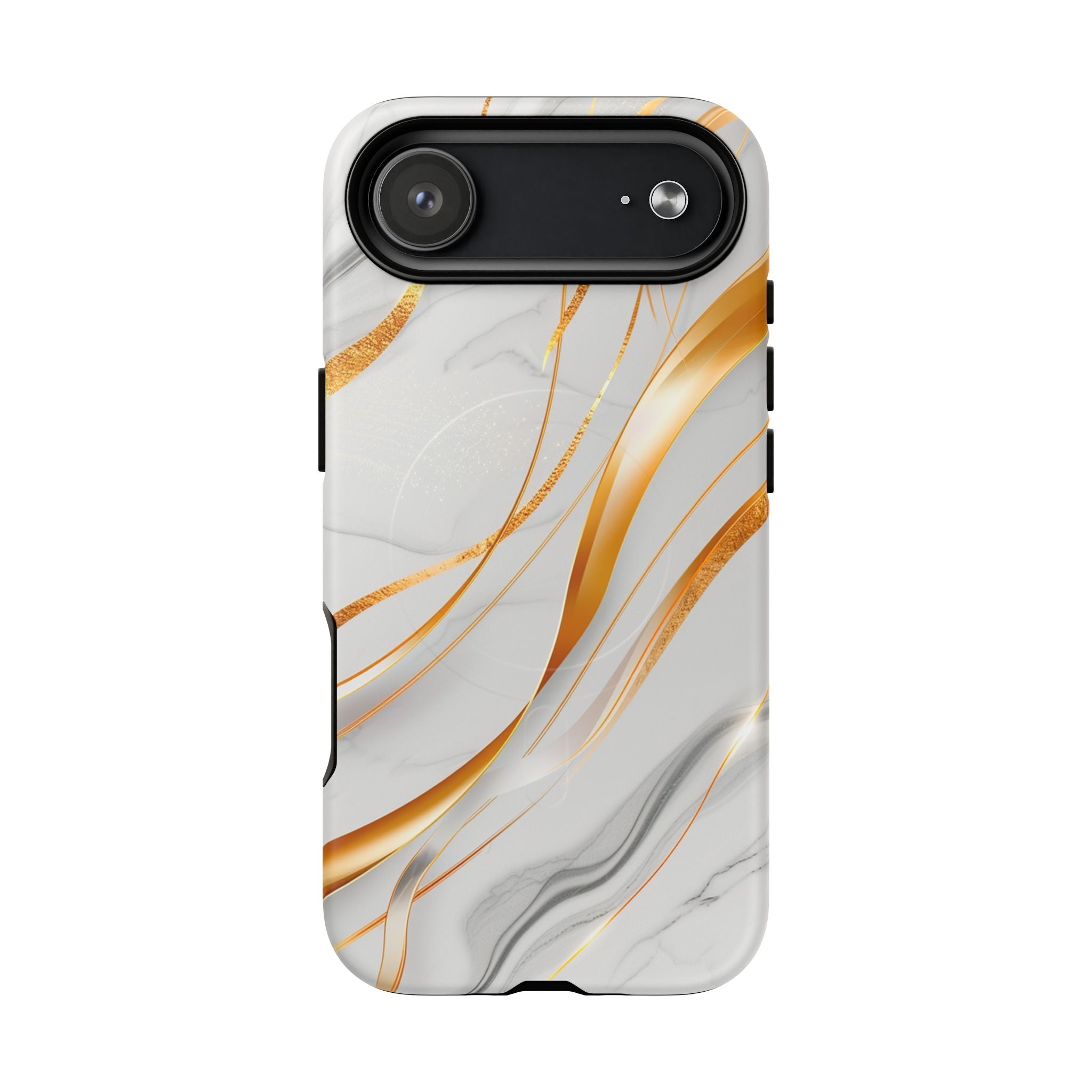 Marble Gold Wave Tough Magnetic Phone Case
