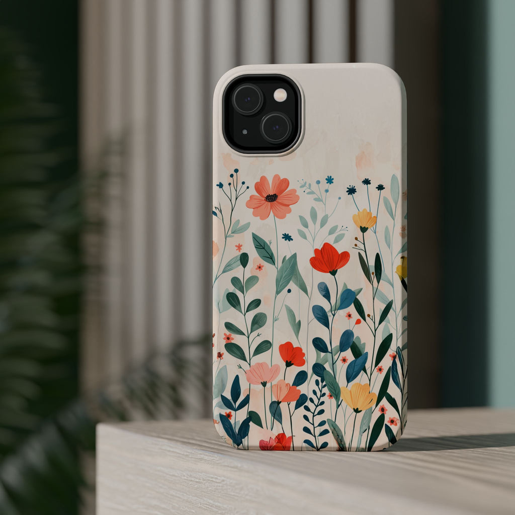 Floral Garden Magnetic Impact-Resistant Phone Case