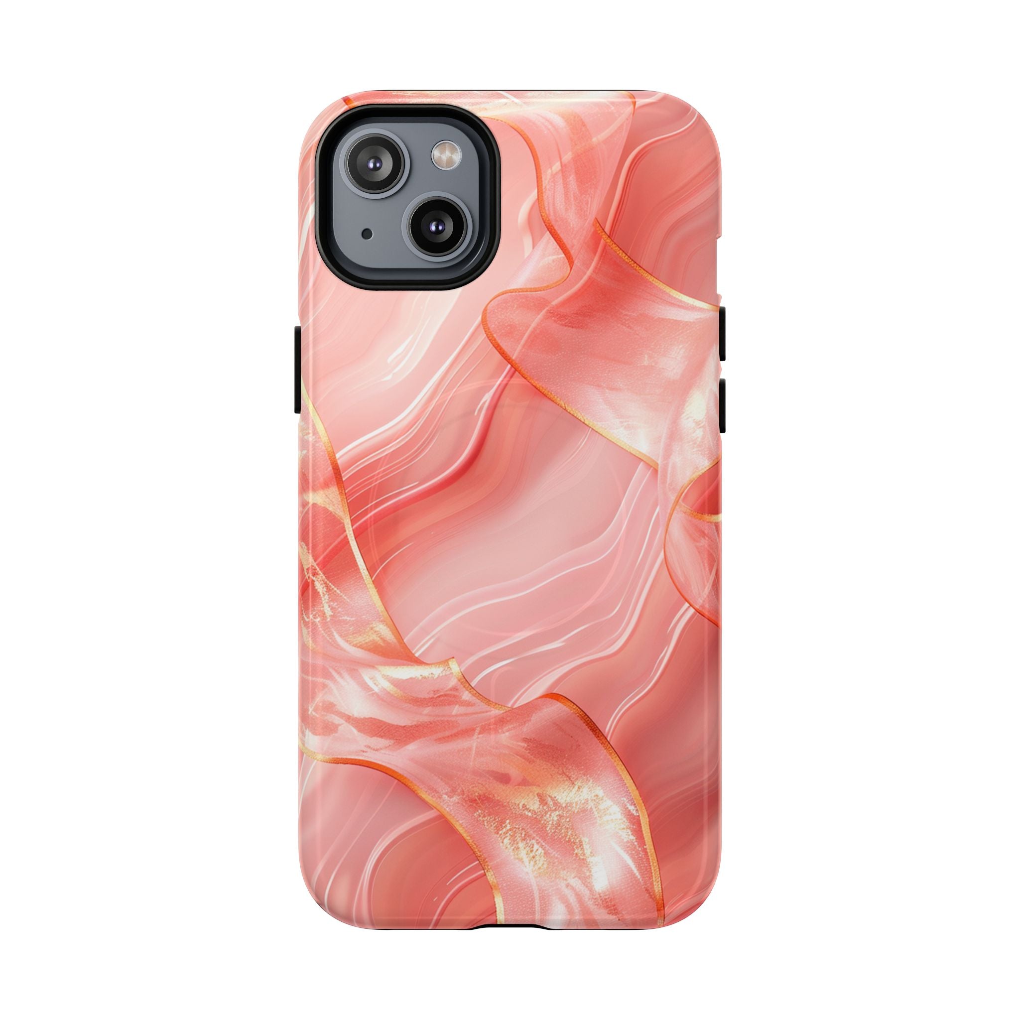 Pink Marble Magnetic Phone Case — Tough Protective iPhone Cover