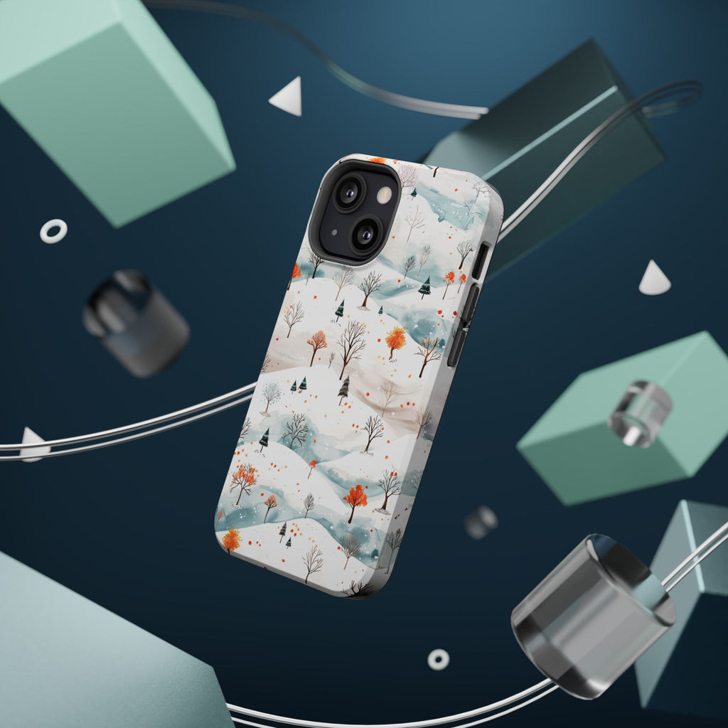 Winter Woodland Magnetic Phone Case — Impact-Resistant MagSafe-Compatible