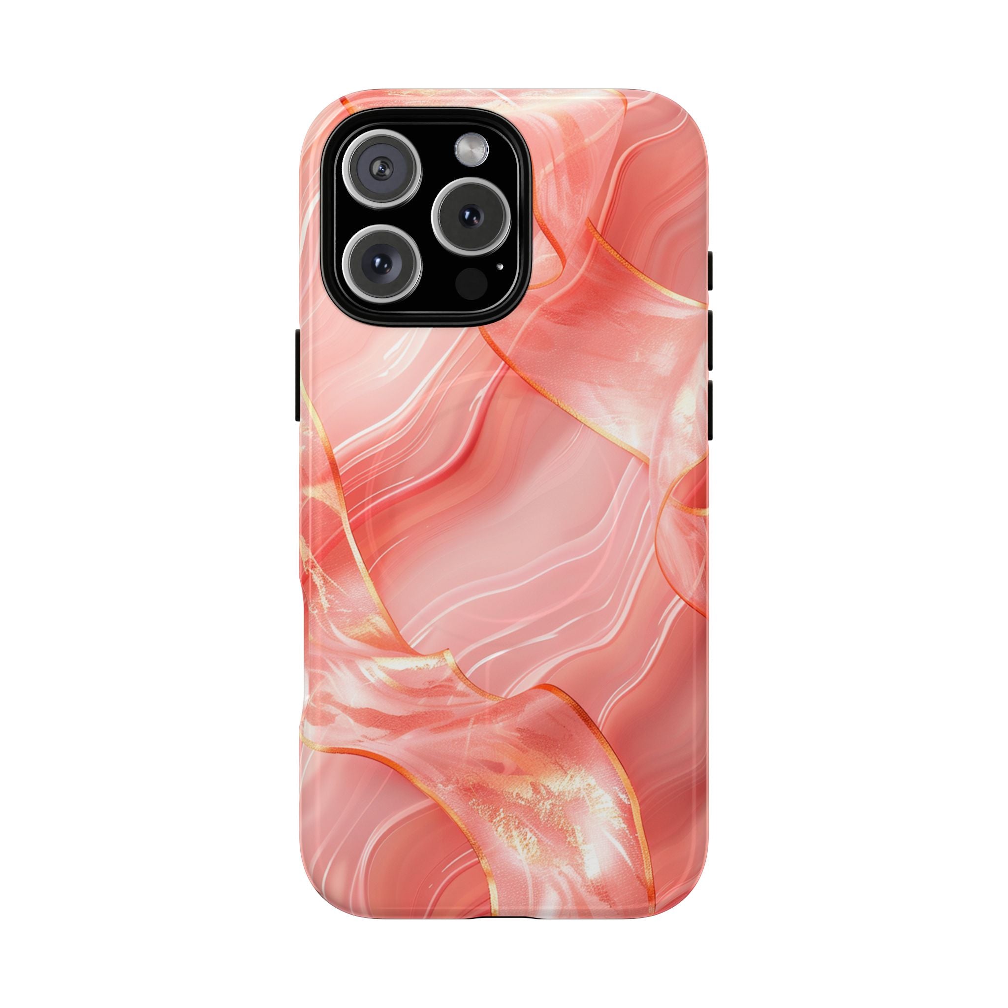 Pink Marble Magnetic Phone Case — Tough Protective iPhone Cover
