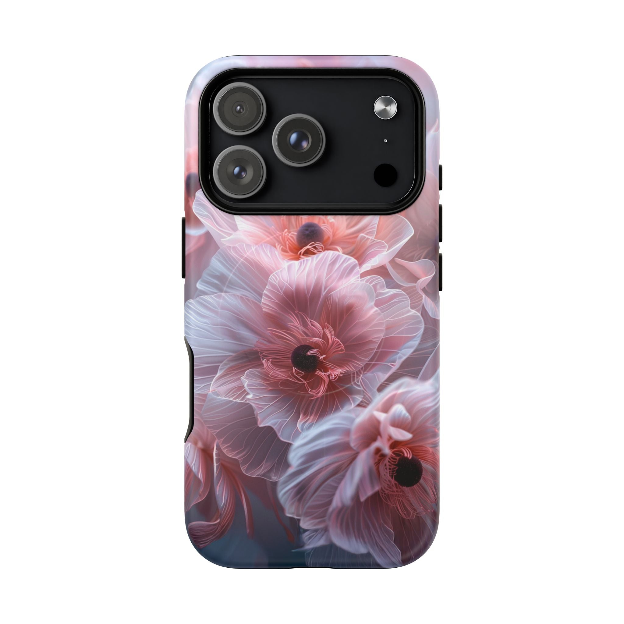 Floral Dream Tough Magnetic Phone Case — Pink Soft Petal Design