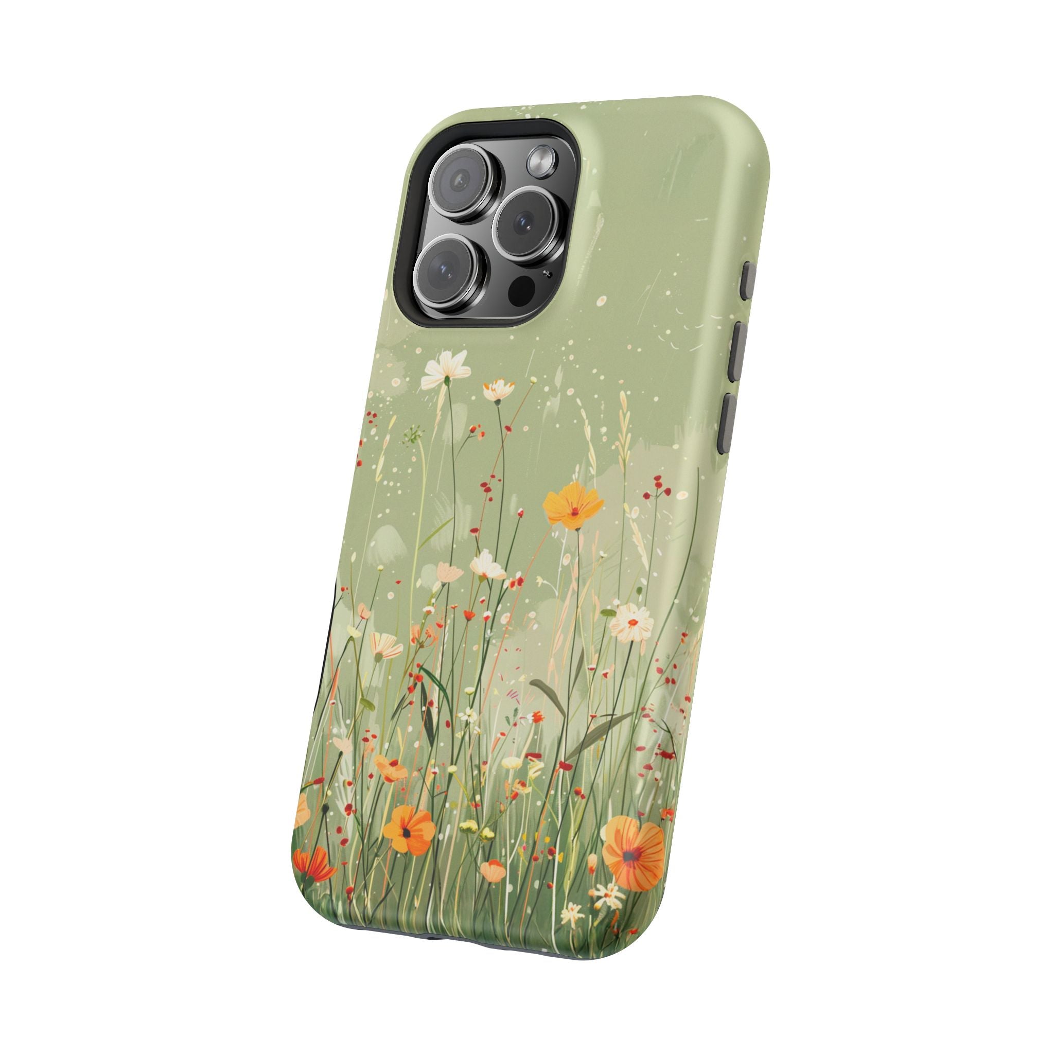 Floral Meadow Magnetic Impact-Resistant Phone Case