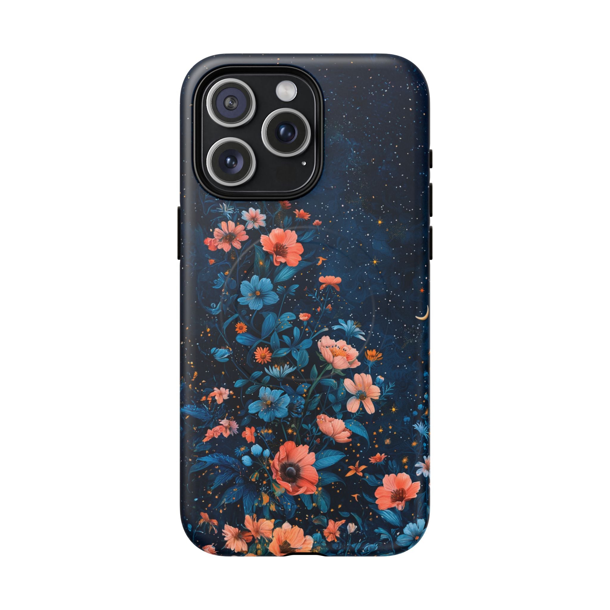 Floral Night Sky Tough Magnetic Phone Case