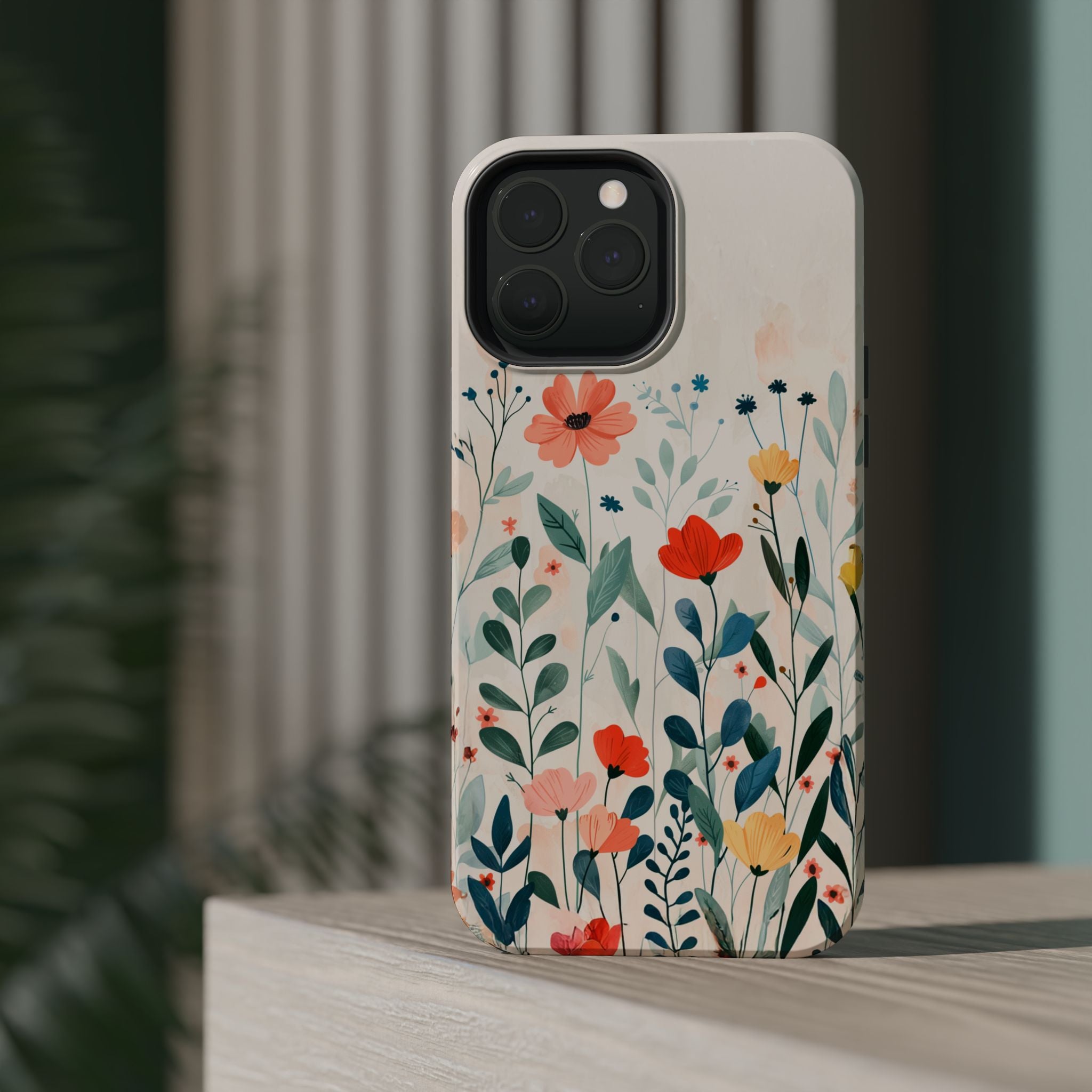 Floral Garden Magnetic Impact-Resistant Phone Case