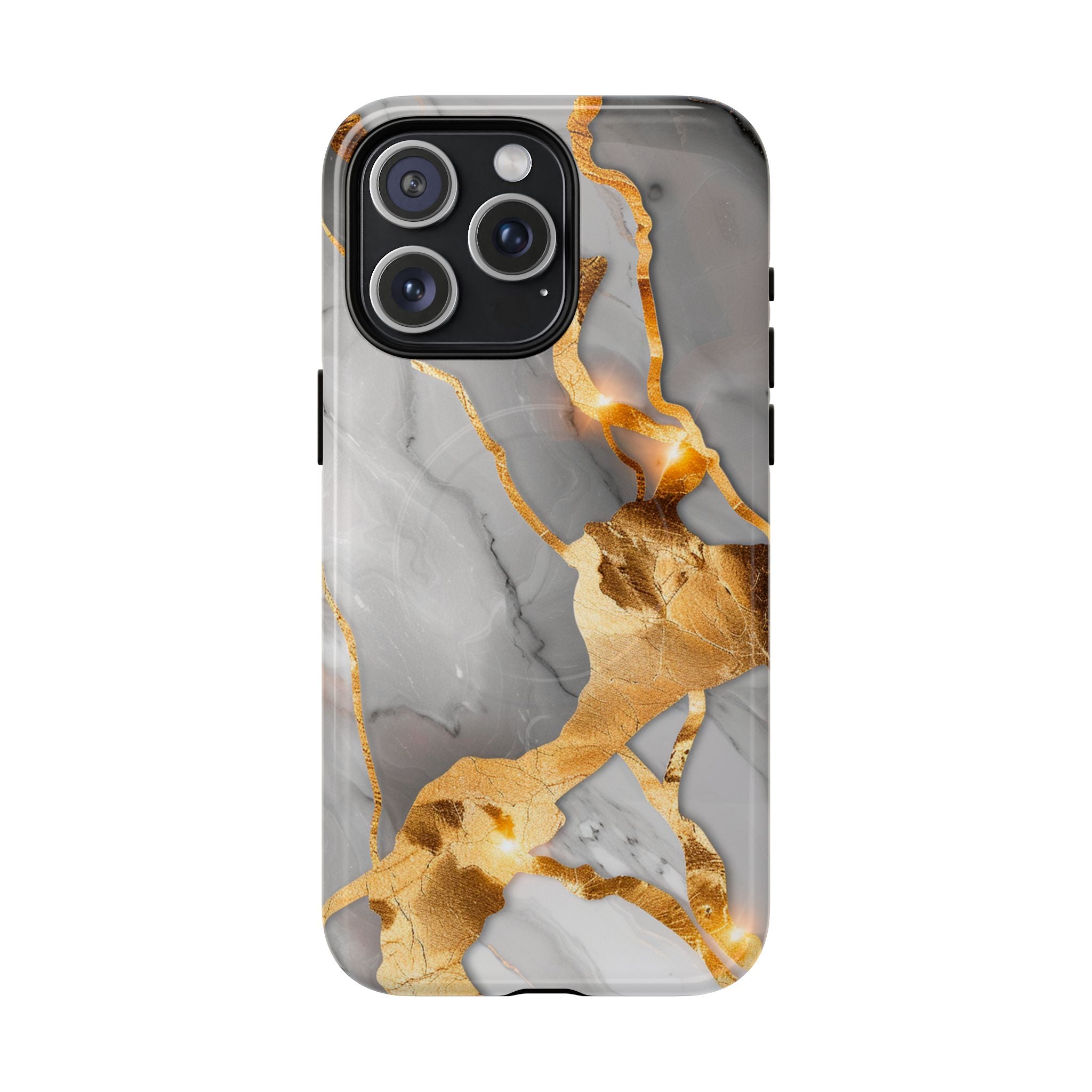 Marble Gold Vein Tough Magnetic Phone Case