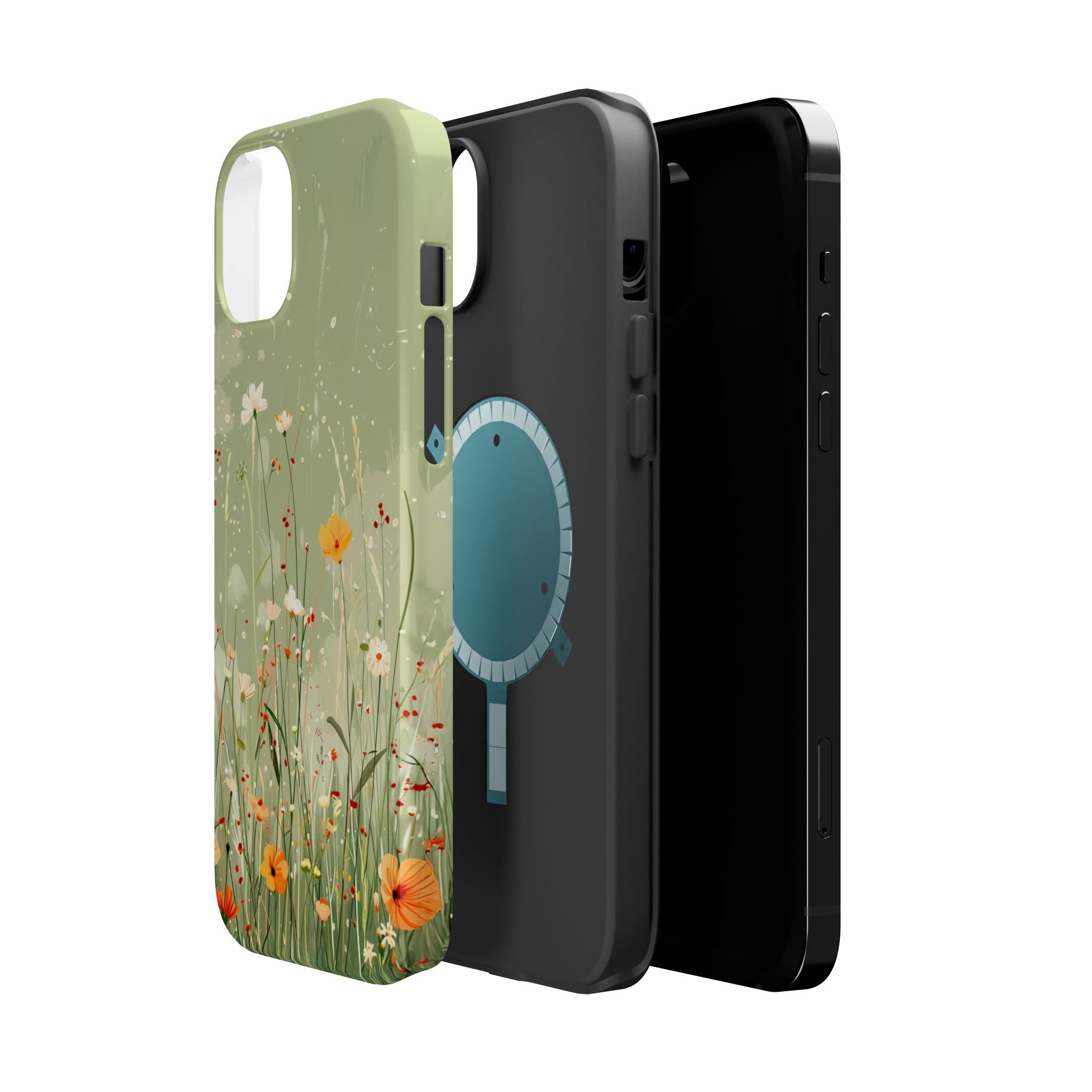 Floral Meadow Magnetic Impact-Resistant Phone Case