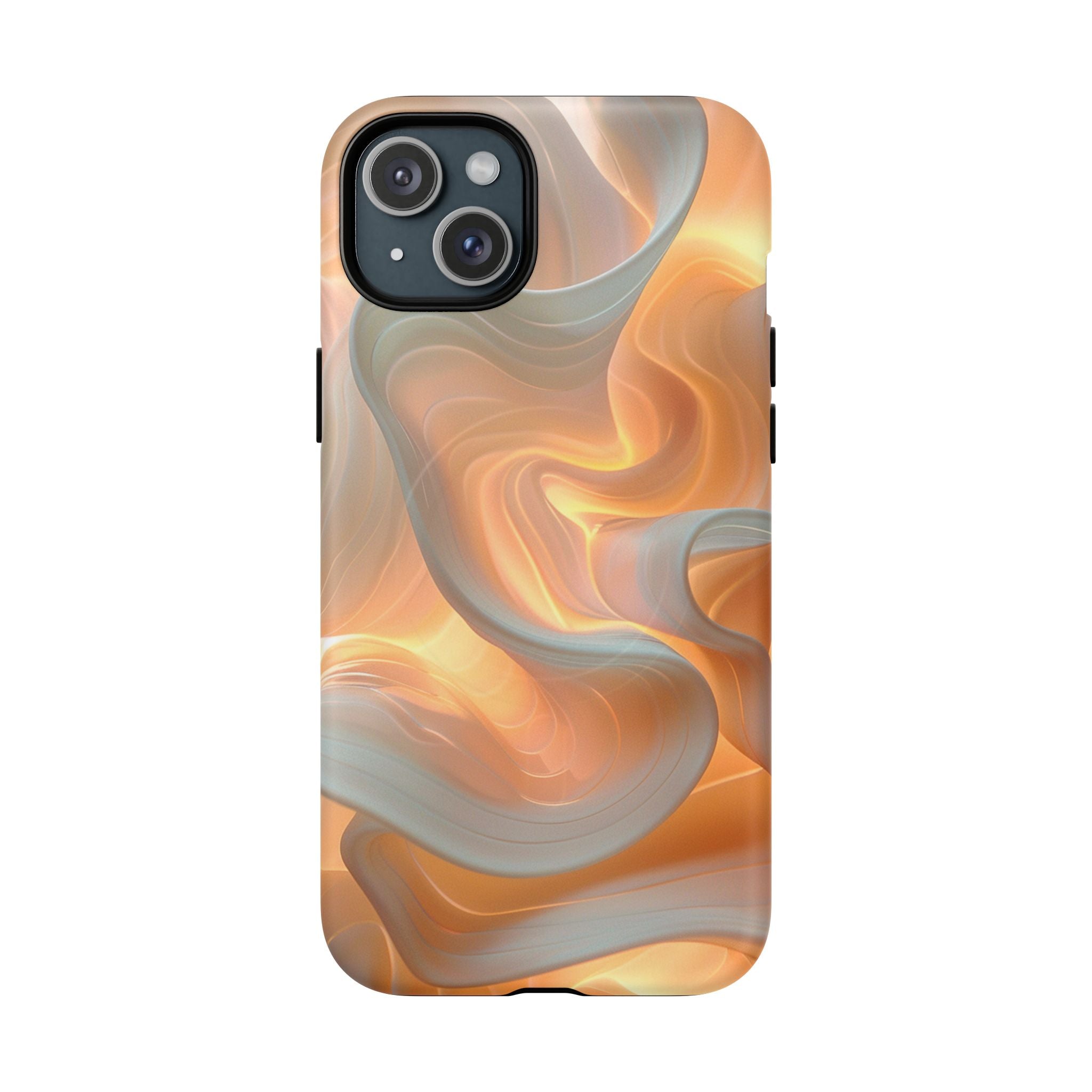 Marbled Amber Swirl Tough Magnetic Case