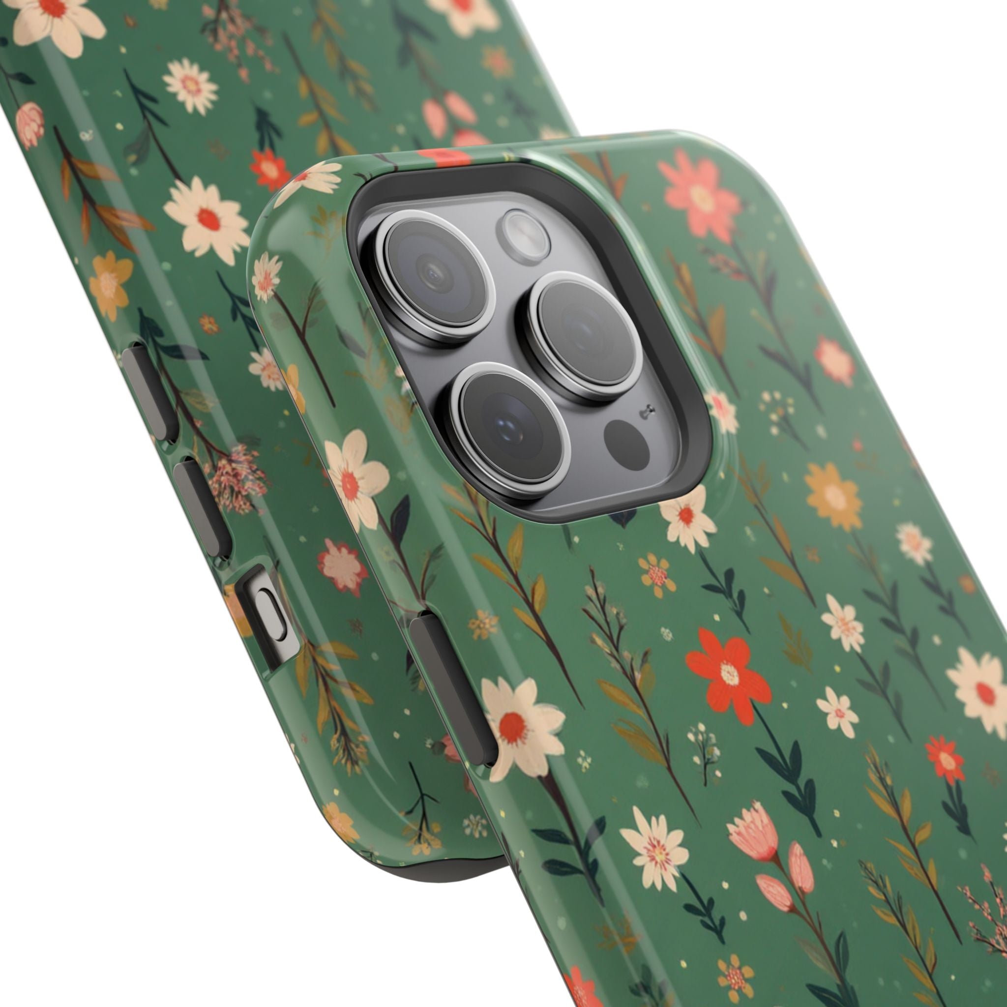 Floral Meadow Magnetic Impact-Resistant Phone Case