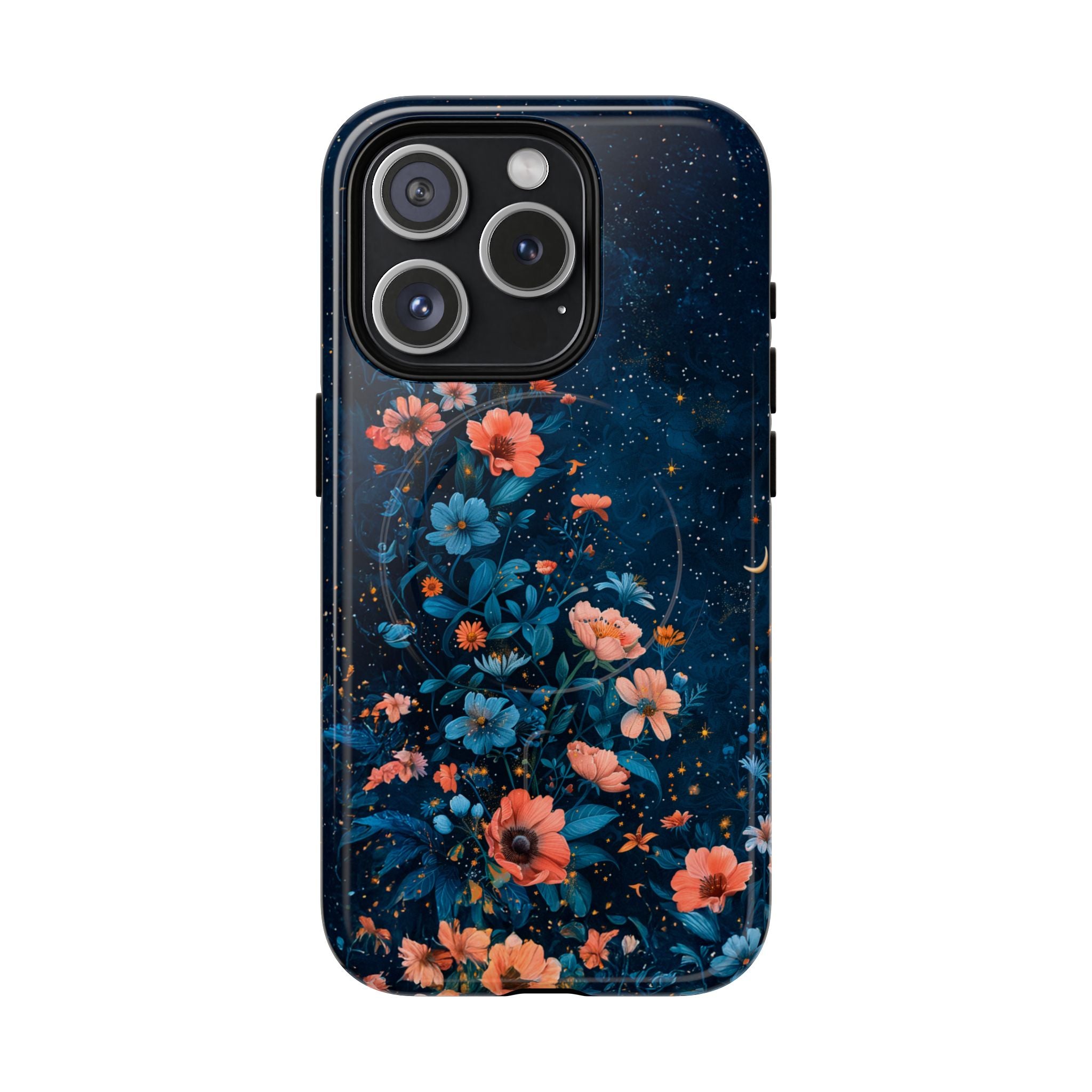 Floral Night Sky Tough Magnetic Phone Case