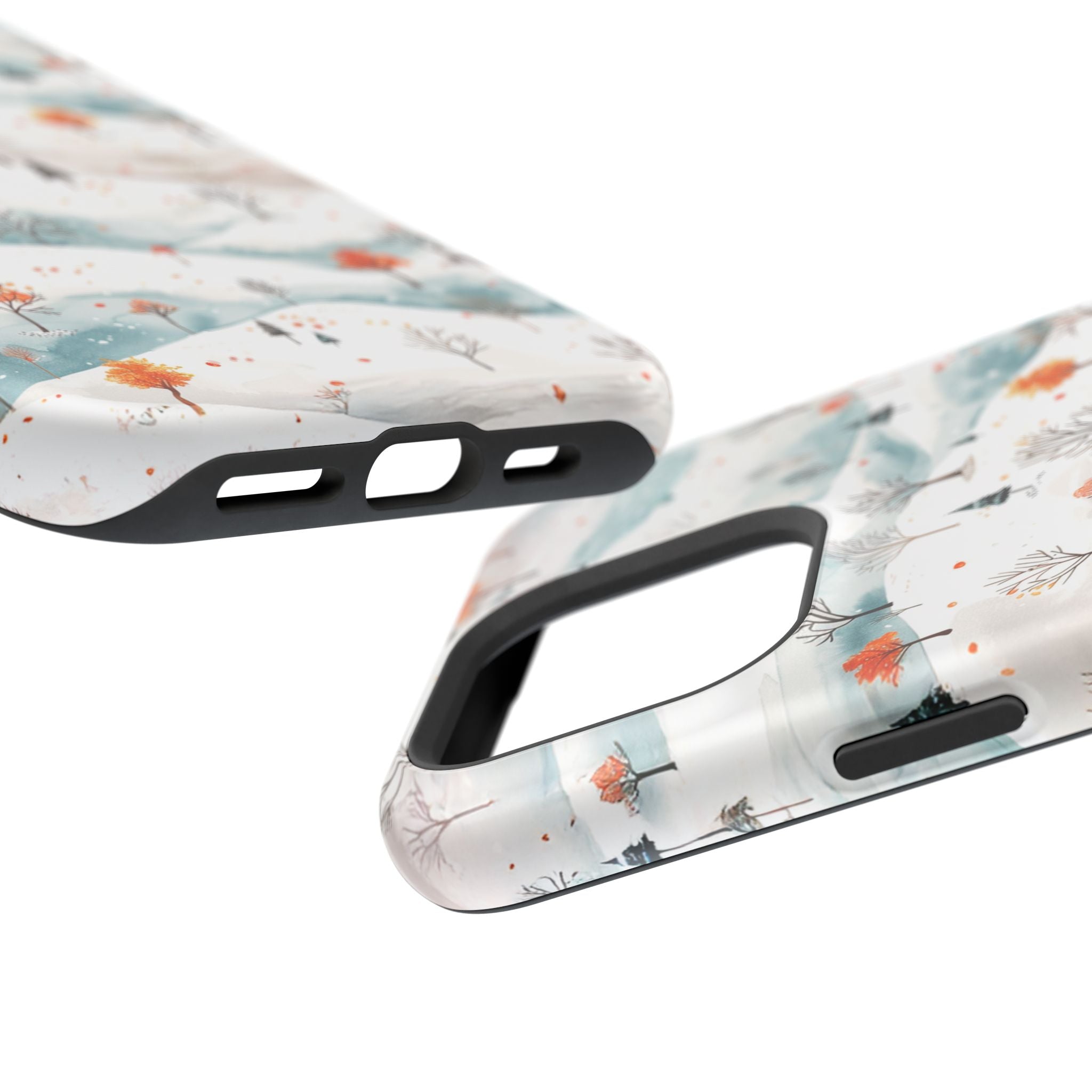 Winter Woodland Magnetic Phone Case — Impact-Resistant MagSafe-Compatible