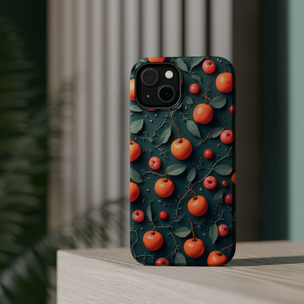 Phone Case – Orange Orchard Magnetic Impact‑Resistant Design