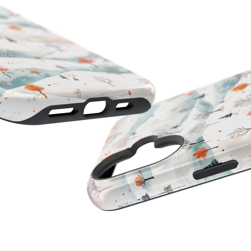 Winter Woodland Magnetic Phone Case — Impact-Resistant MagSafe-Compatible