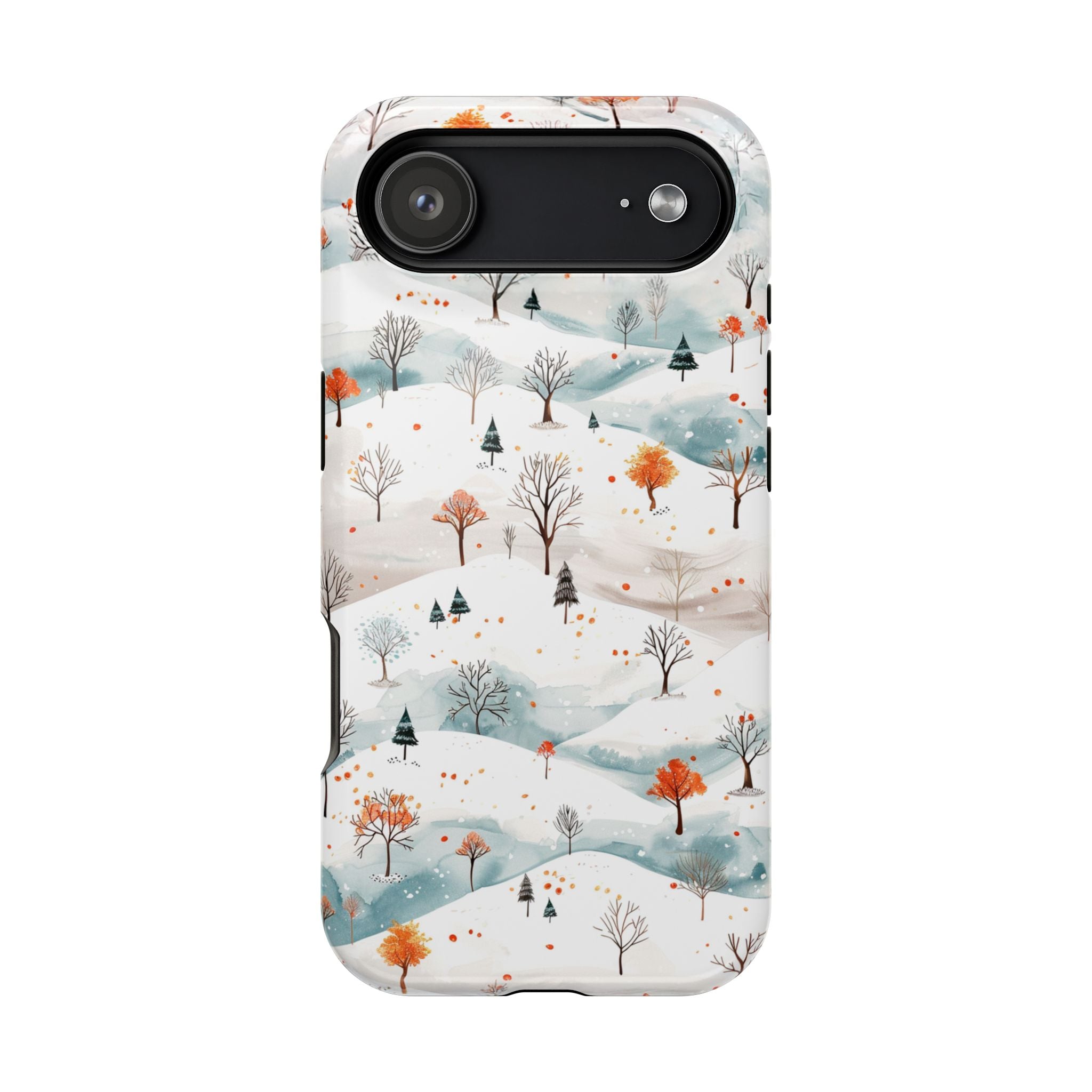Winter Woodland Magnetic Phone Case — Impact-Resistant MagSafe-Compatible