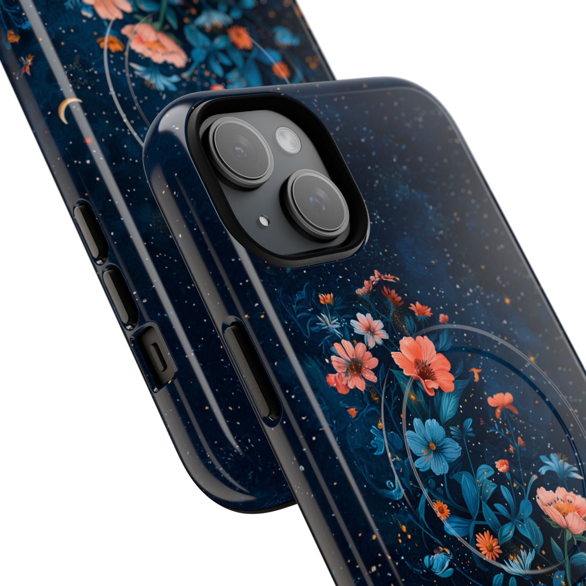 Floral Night Sky Tough Magnetic Phone Case
