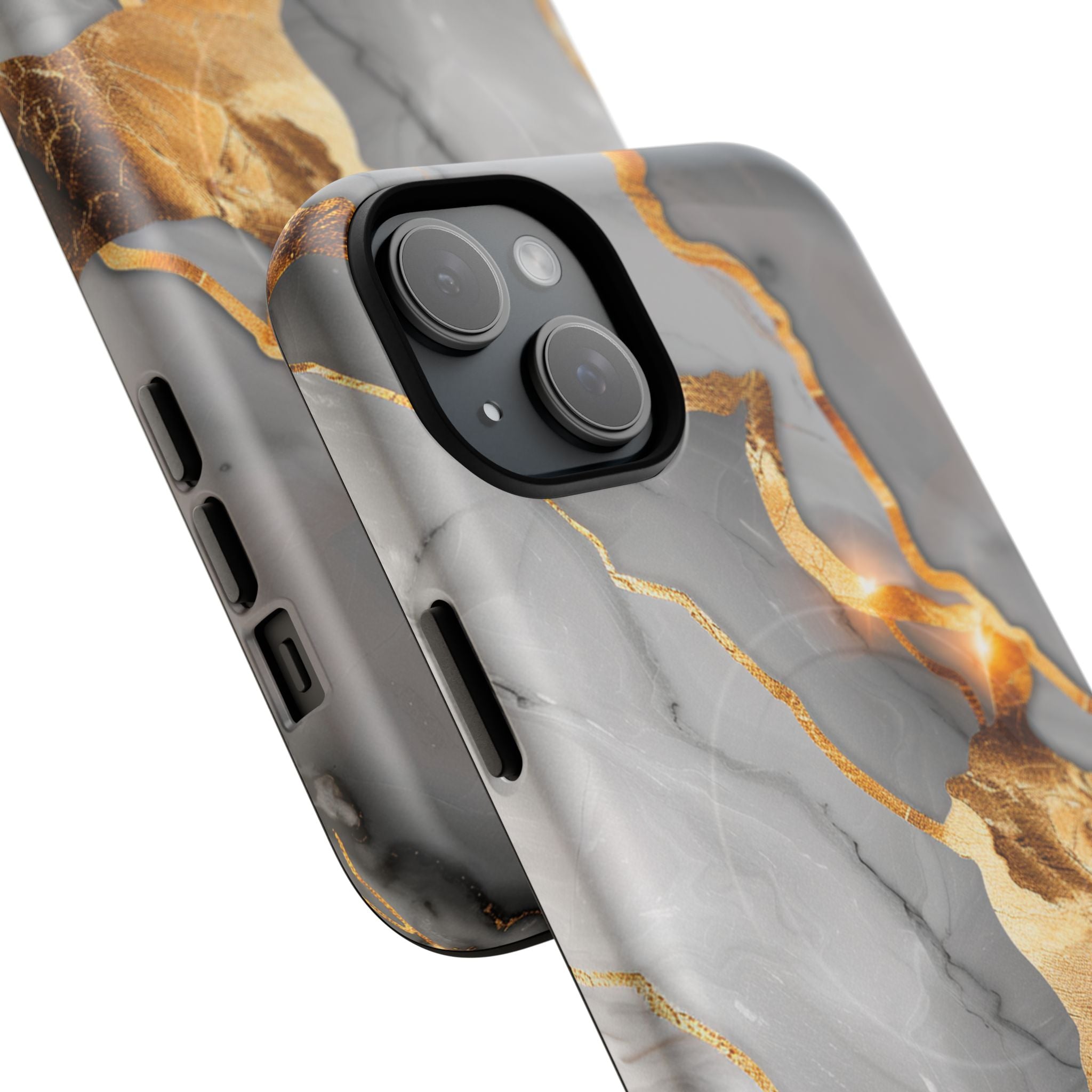 Marble Gold Vein Tough Magnetic Phone Case