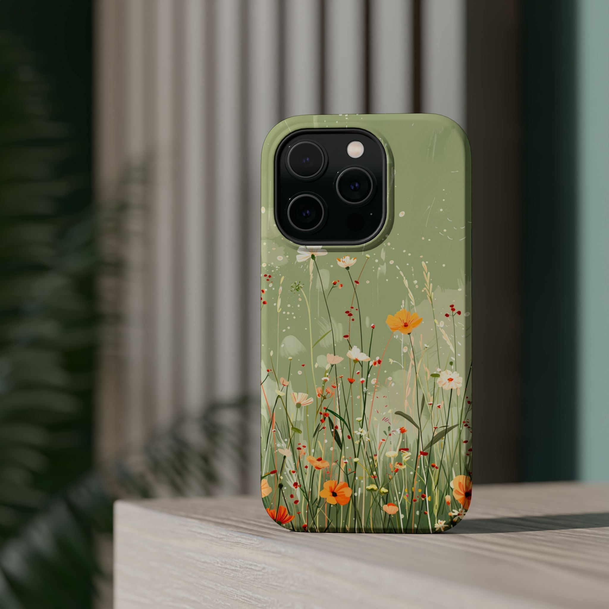 Floral Meadow Magnetic Impact-Resistant Phone Case