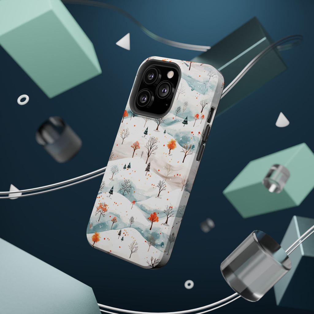 Winter Woodland Magnetic Phone Case — Impact-Resistant MagSafe-Compatible