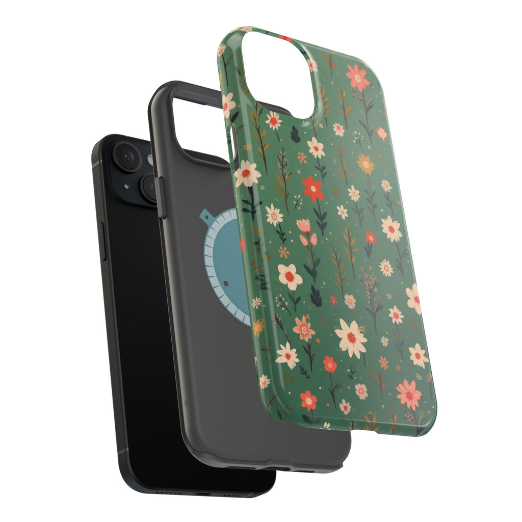 Floral Meadow Magnetic Impact-Resistant Phone Case