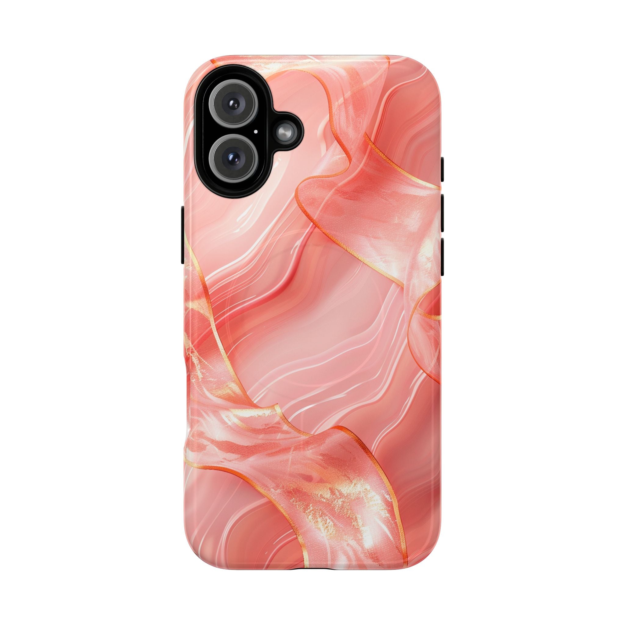 Pink Marble Magnetic Phone Case — Tough Protective iPhone Cover