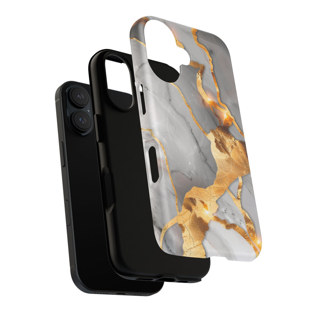 Marble Gold Vein Tough Magnetic Phone Case