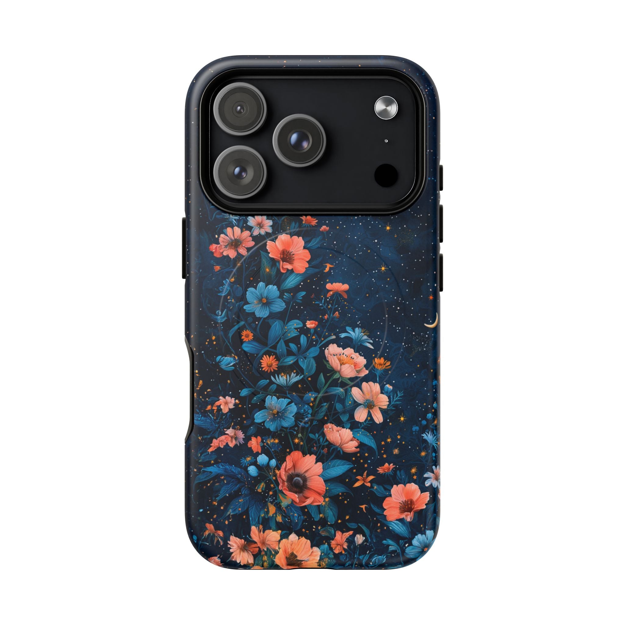 Floral Night Sky Tough Magnetic Phone Case