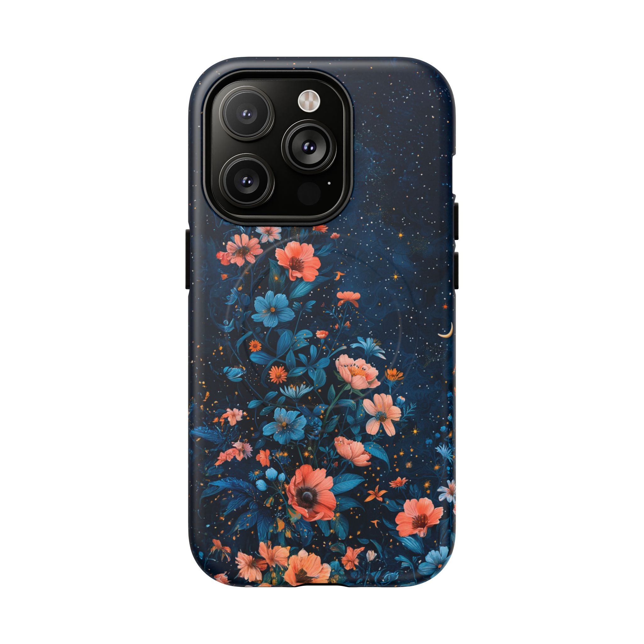 Floral Night Sky Tough Magnetic Phone Case