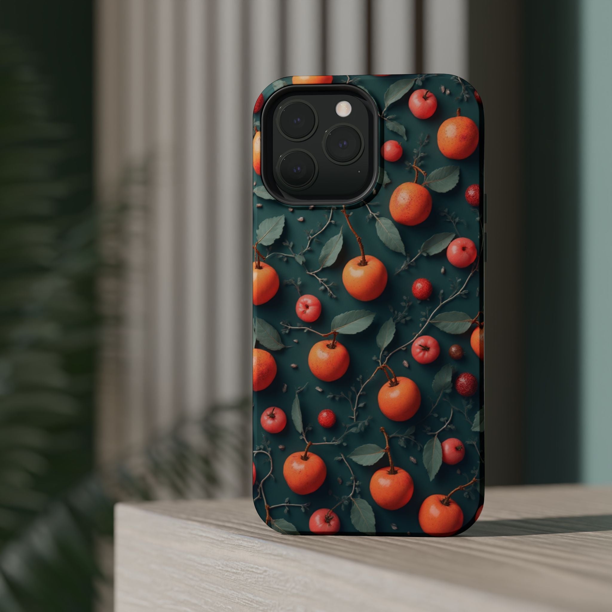 Phone Case – Orange Orchard Magnetic Impact‑Resistant Design