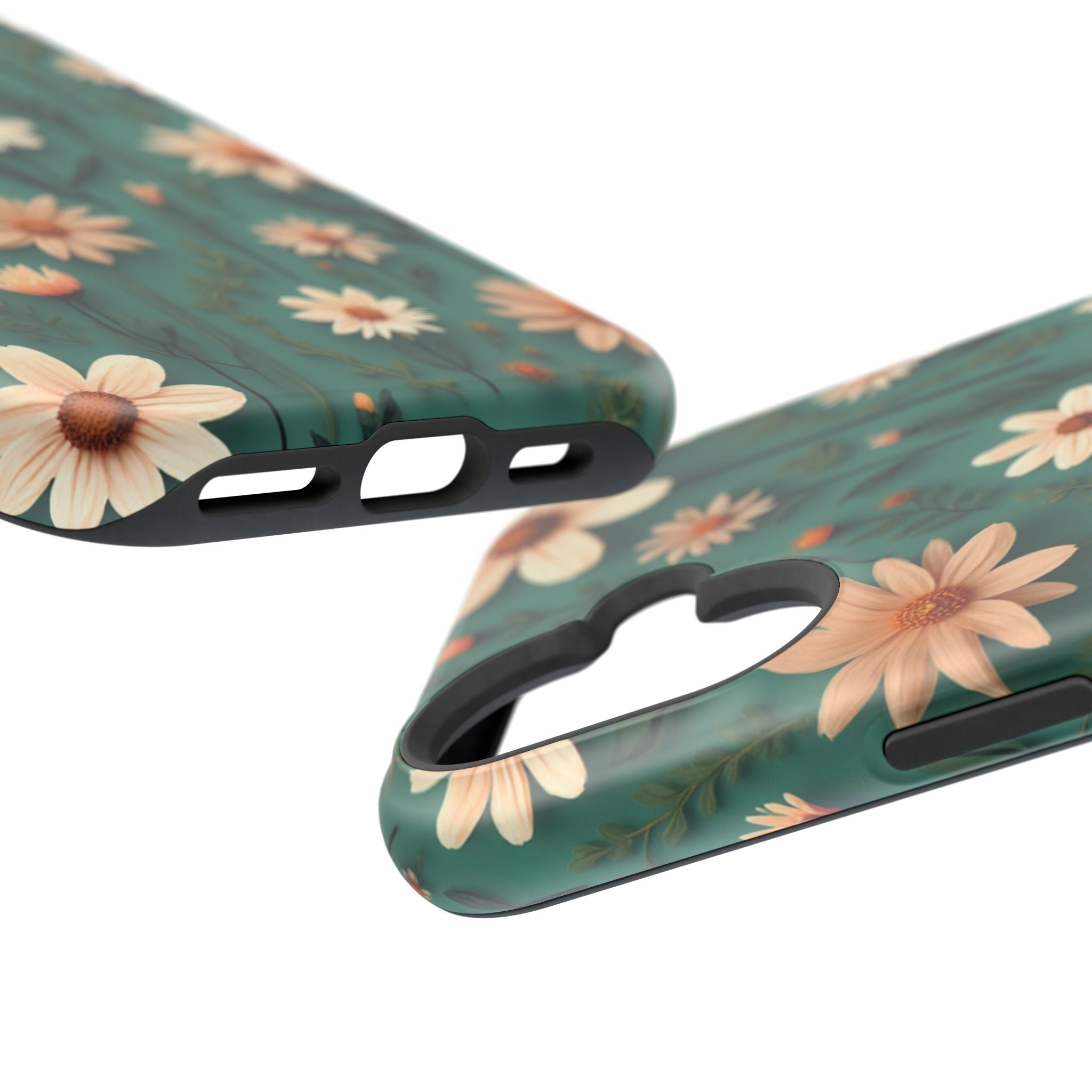 Floral Daisy Magnetic Impact-Resistant Phone Case