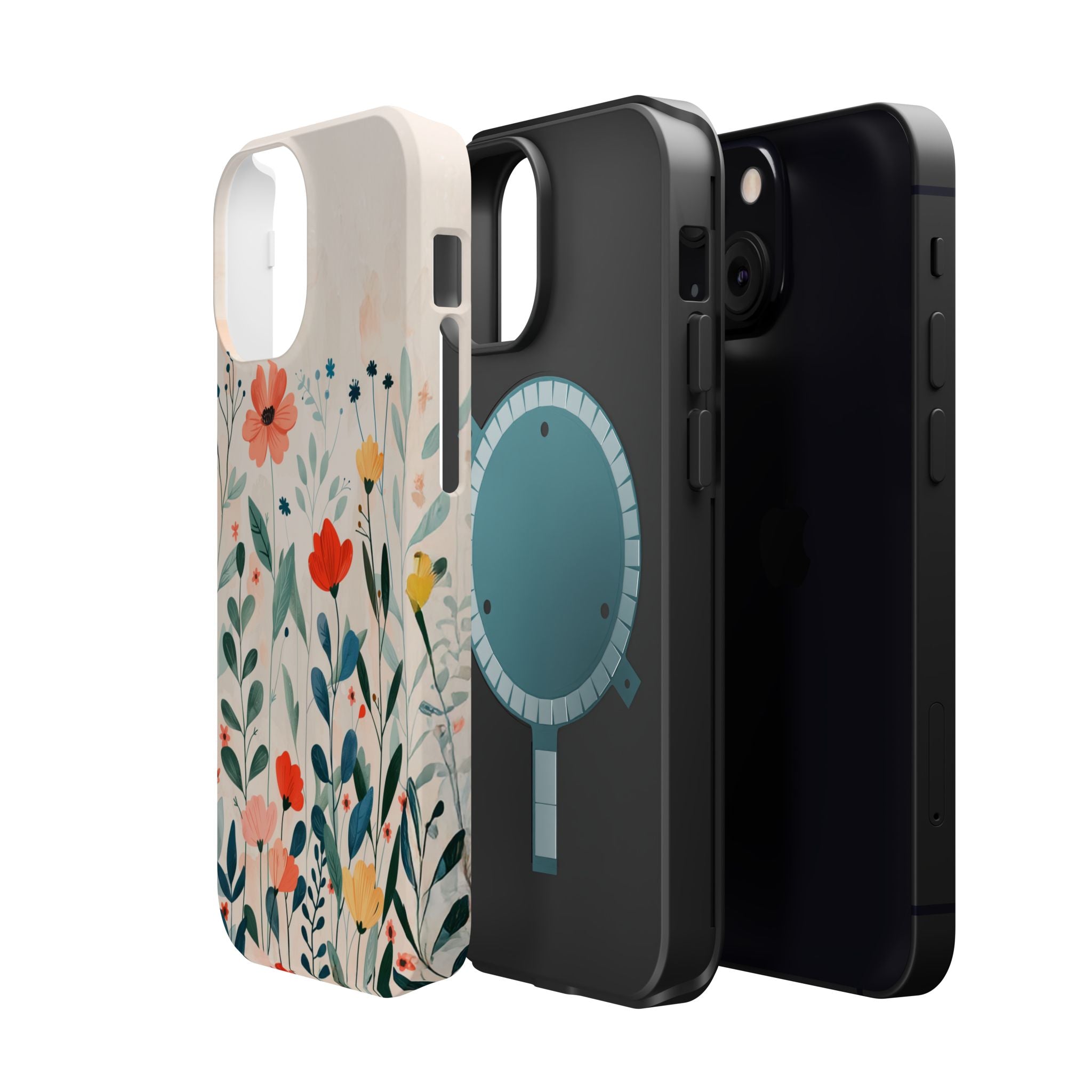 Floral Garden Magnetic Impact-Resistant Phone Case