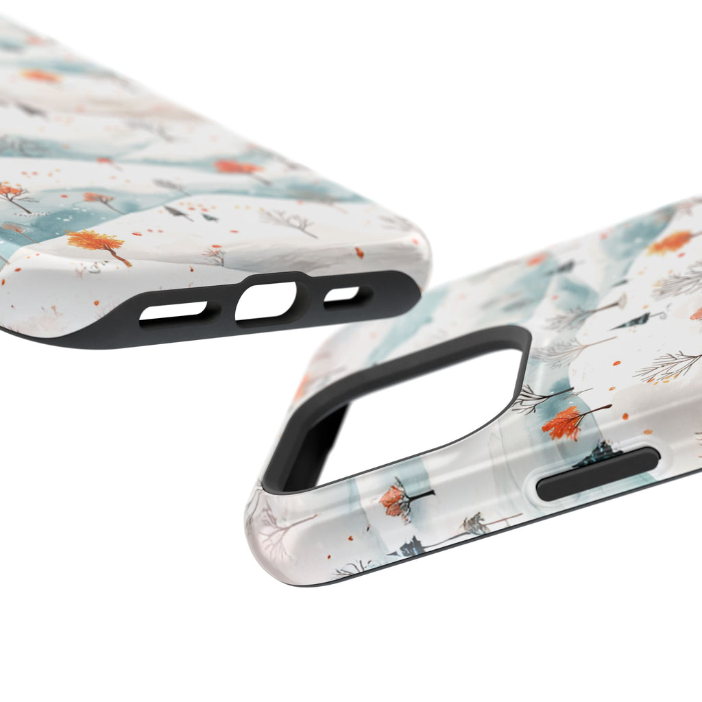 Winter Woodland Magnetic Phone Case — Impact-Resistant MagSafe-Compatible