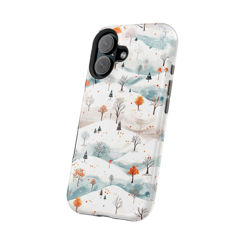 Winter Woodland Magnetic Phone Case — Impact-Resistant MagSafe-Compatible