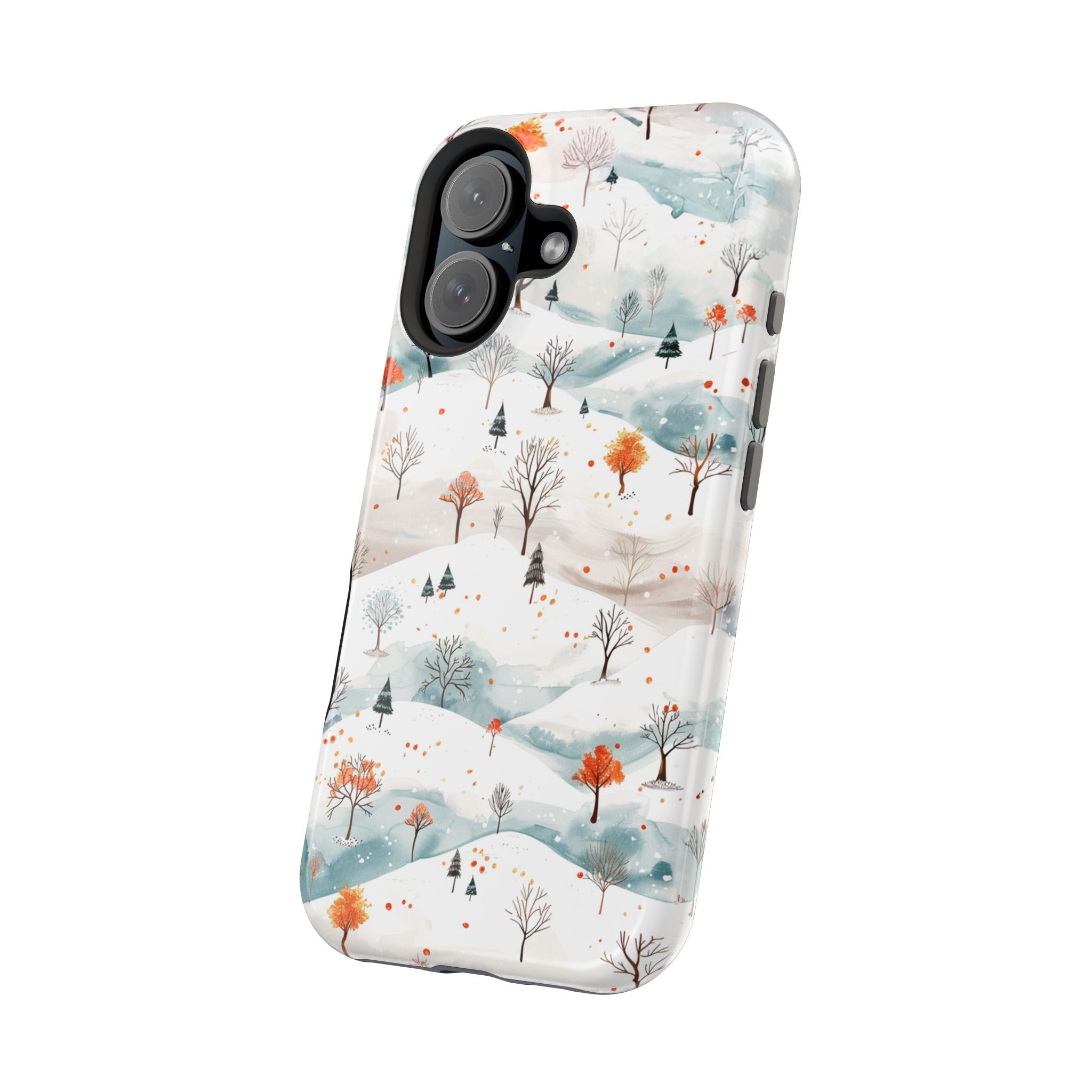 Winter Woodland Magnetic Phone Case — Impact-Resistant MagSafe-Compatible