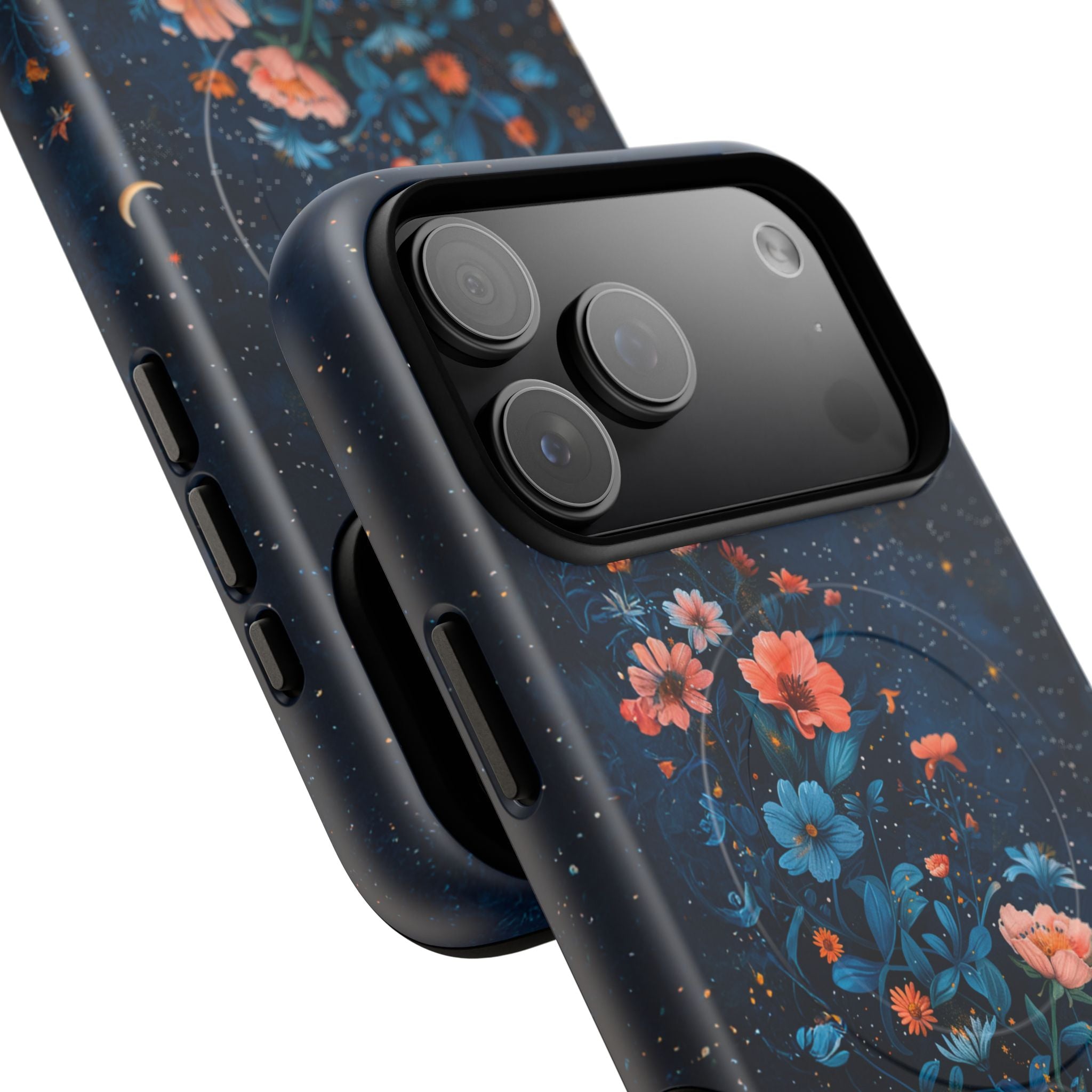 Floral Night Sky Tough Magnetic Phone Case