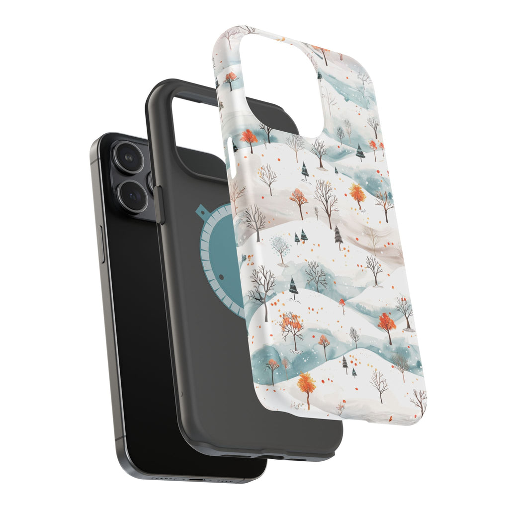 Winter Woodland Magnetic Phone Case — Impact-Resistant MagSafe-Compatible