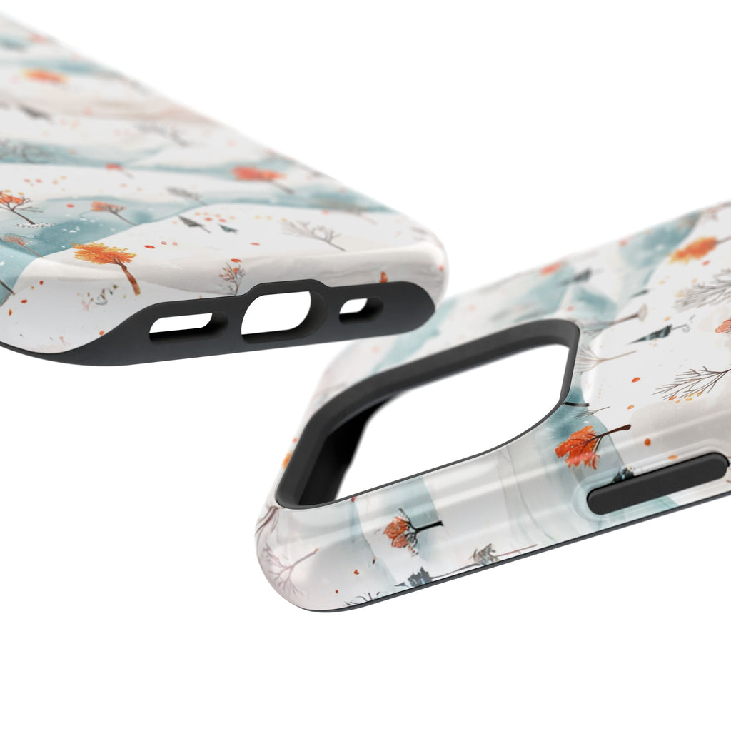 Winter Woodland Magnetic Phone Case — Impact-Resistant MagSafe-Compatible