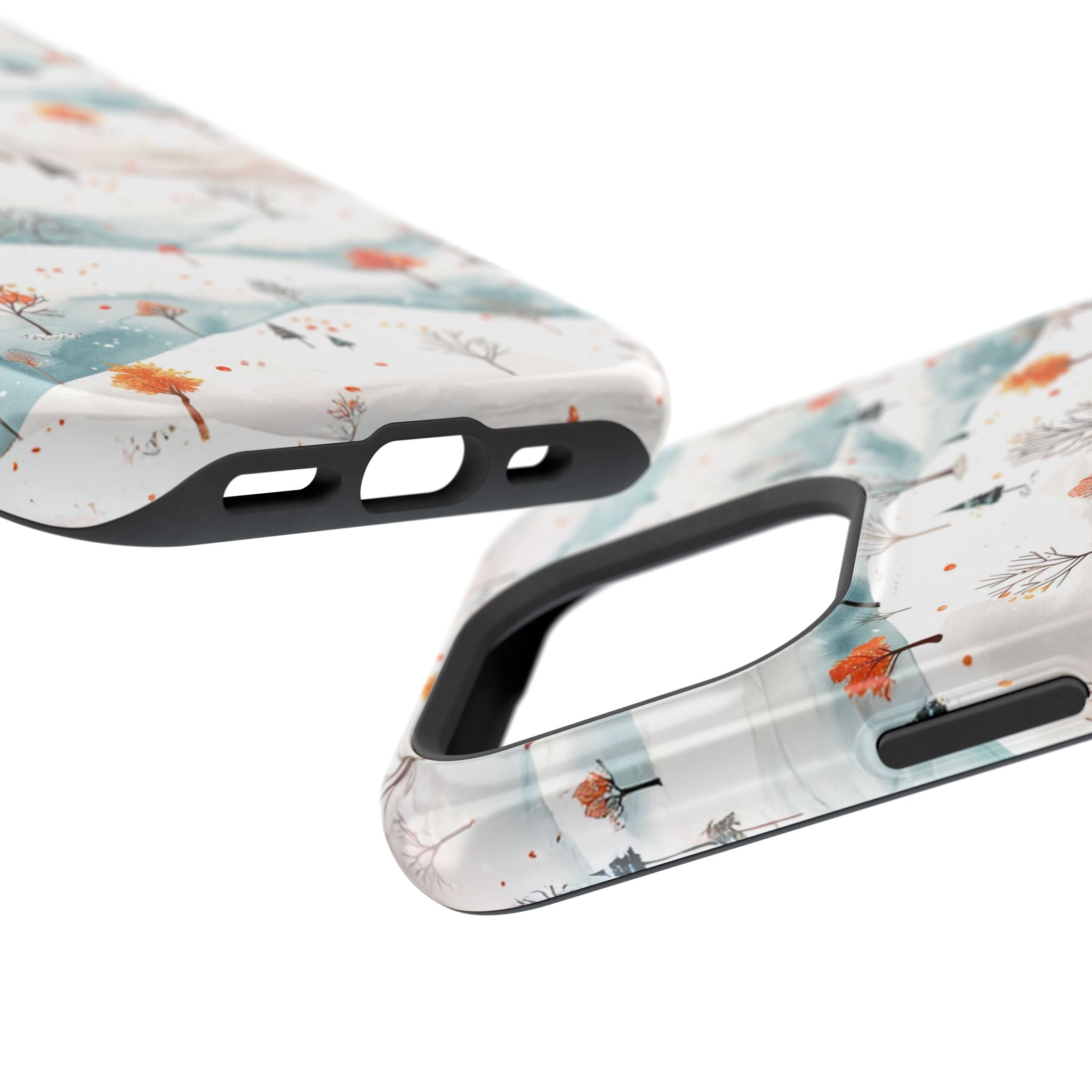 Winter Woodland Magnetic Phone Case — Impact-Resistant MagSafe-Compatible