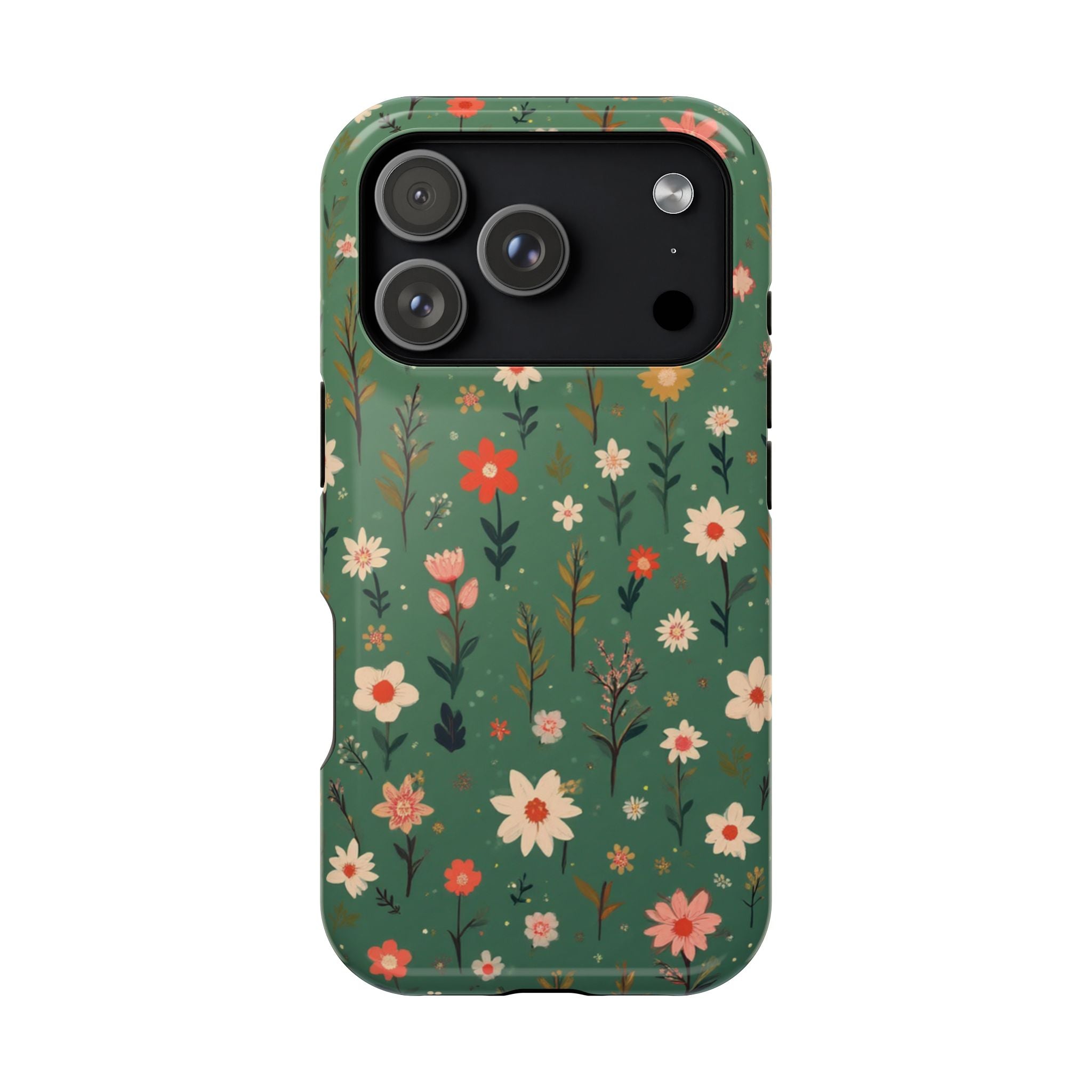 Floral Meadow Magnetic Impact-Resistant Phone Case