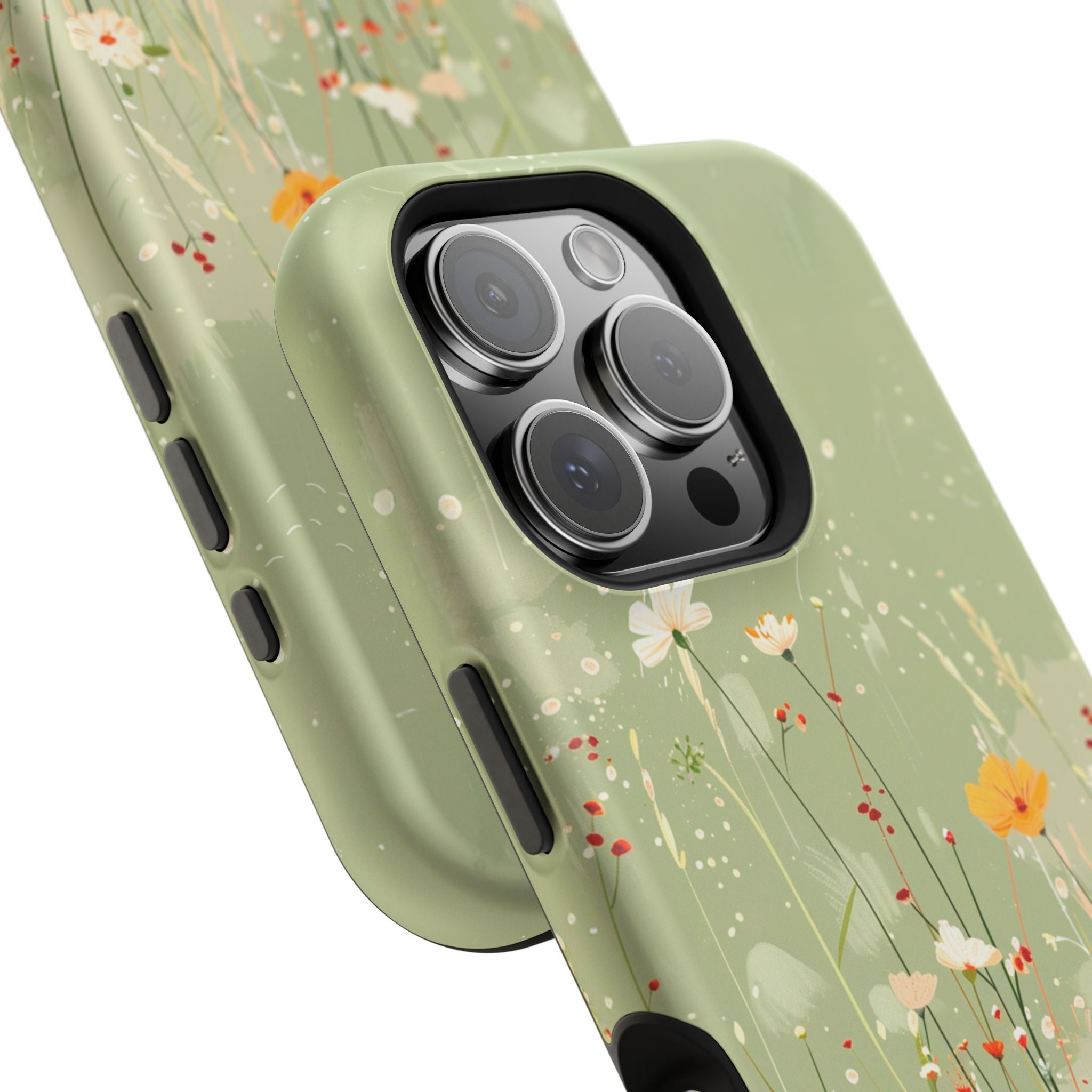 Floral Meadow Magnetic Impact-Resistant Phone Case